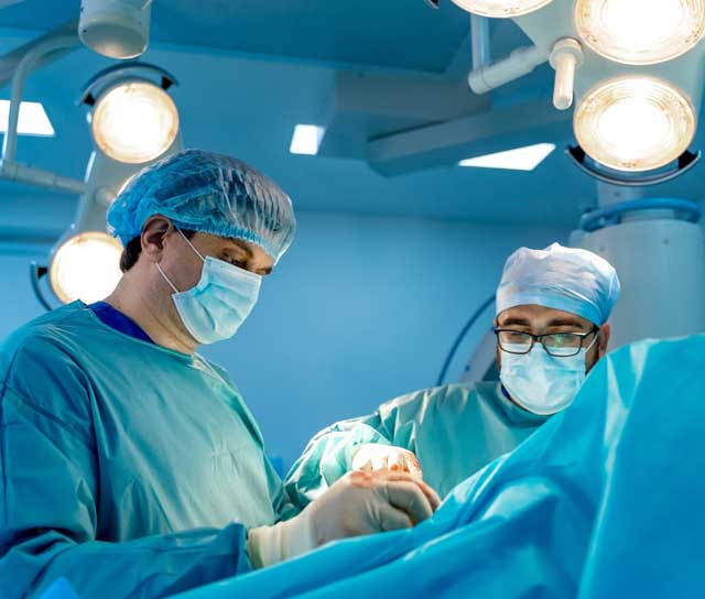 Intervention médicale de pointe