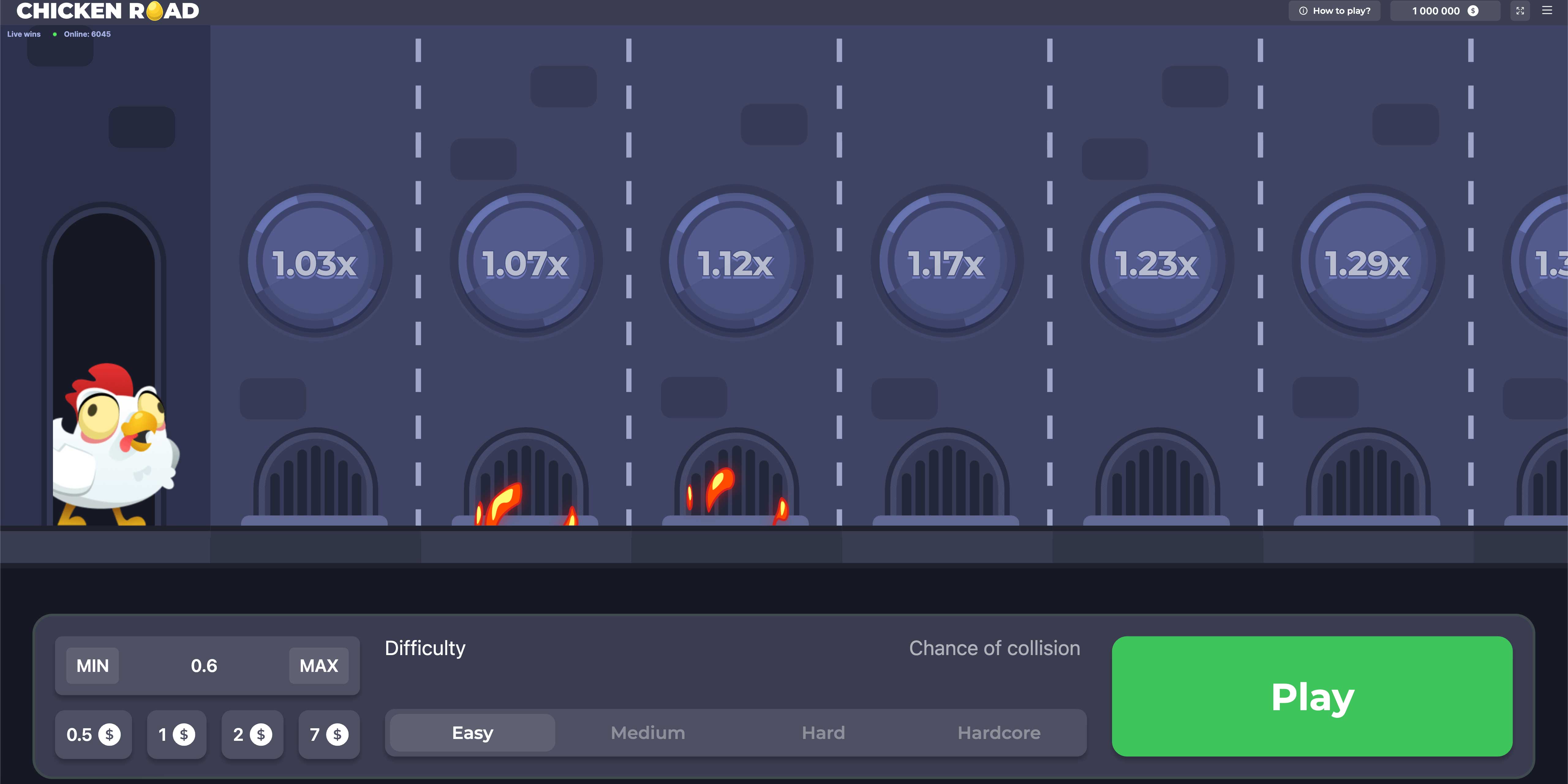 Débuts inoubliables sur Chicken Road