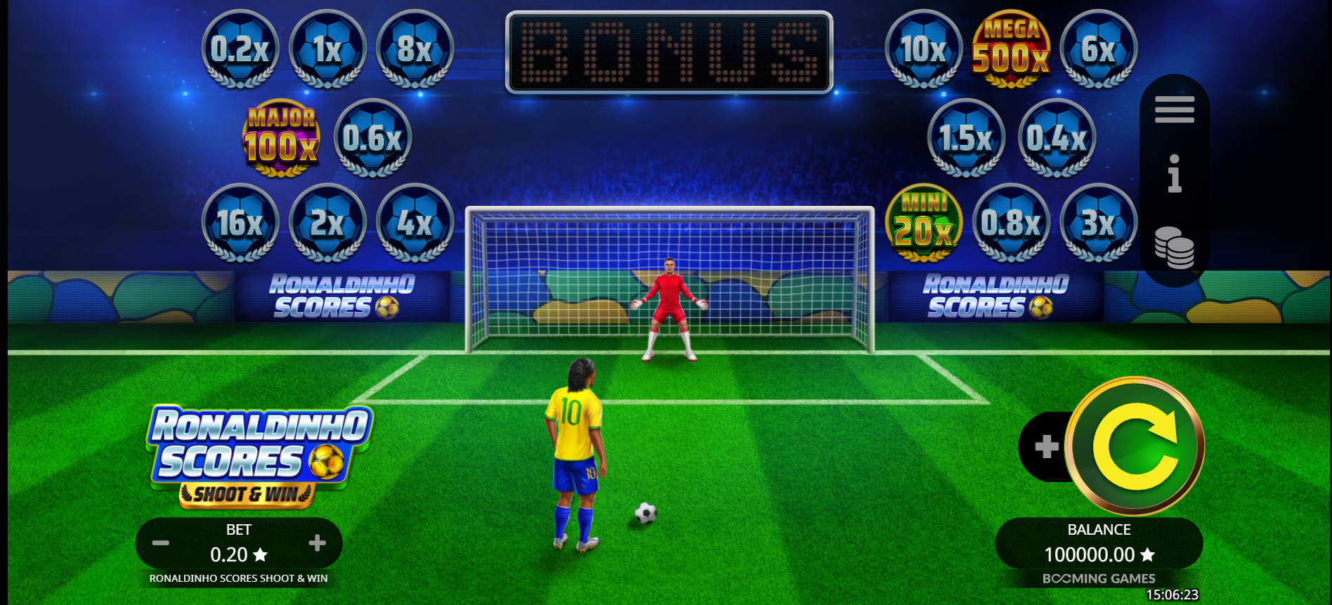 Ronaldinho Scores Shoot & Win demo Ronaldinho Scores Shoot & Win demo