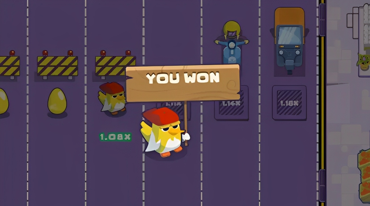 Chicken cross gain