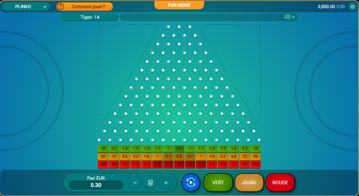 Plinko casino demo