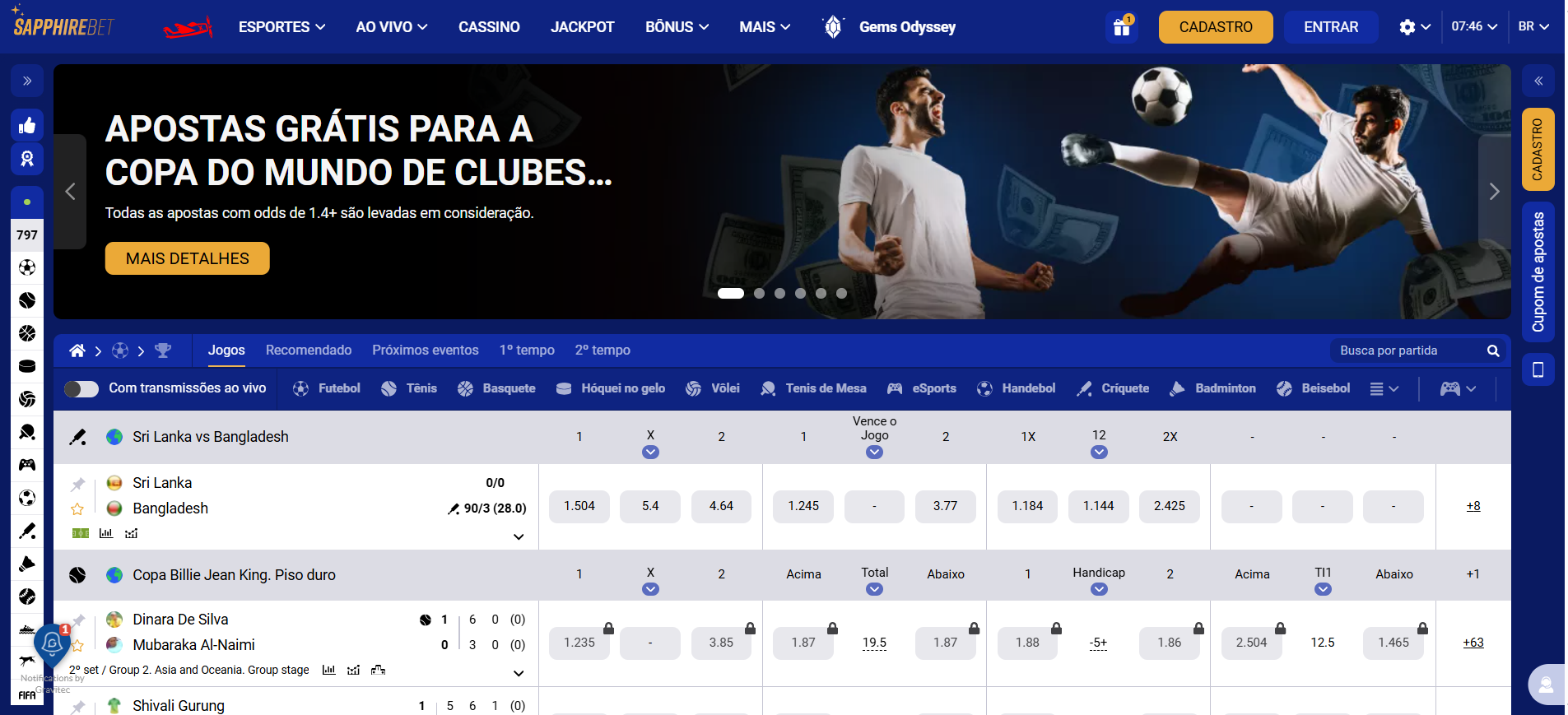 SapphireBet Cassino
