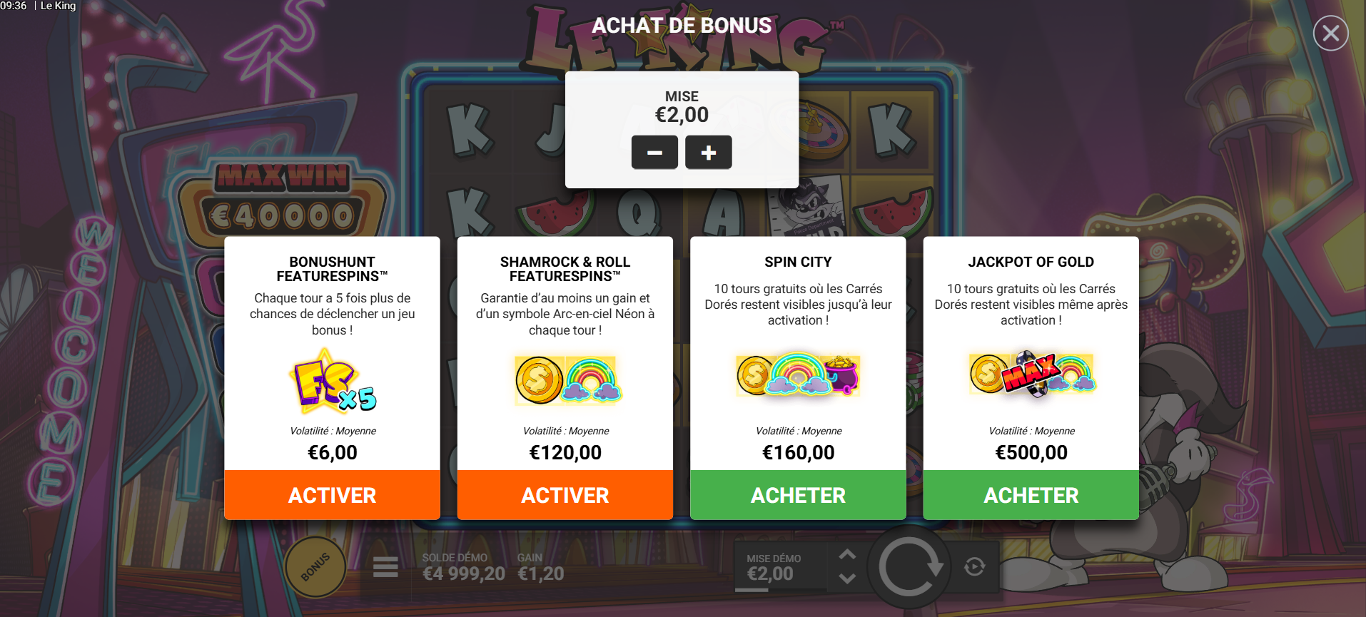 bonus Le King bonus Le King