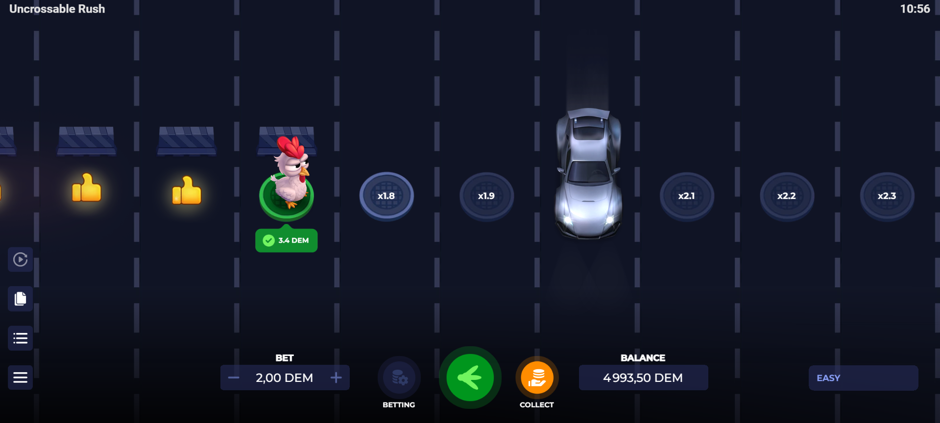 Uncrossable Rush demo Uncrossable Rush demo