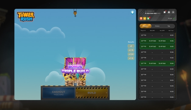 Tower Rush Bonus