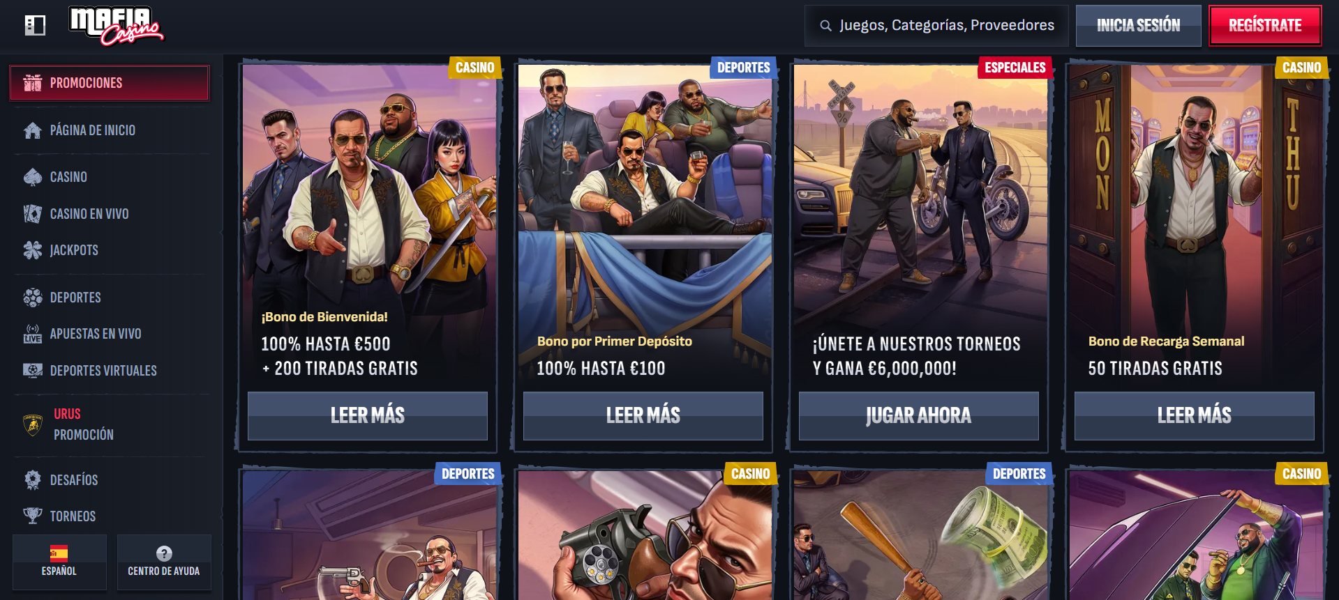 Mafia Casino bonos Mafia Casino bonos