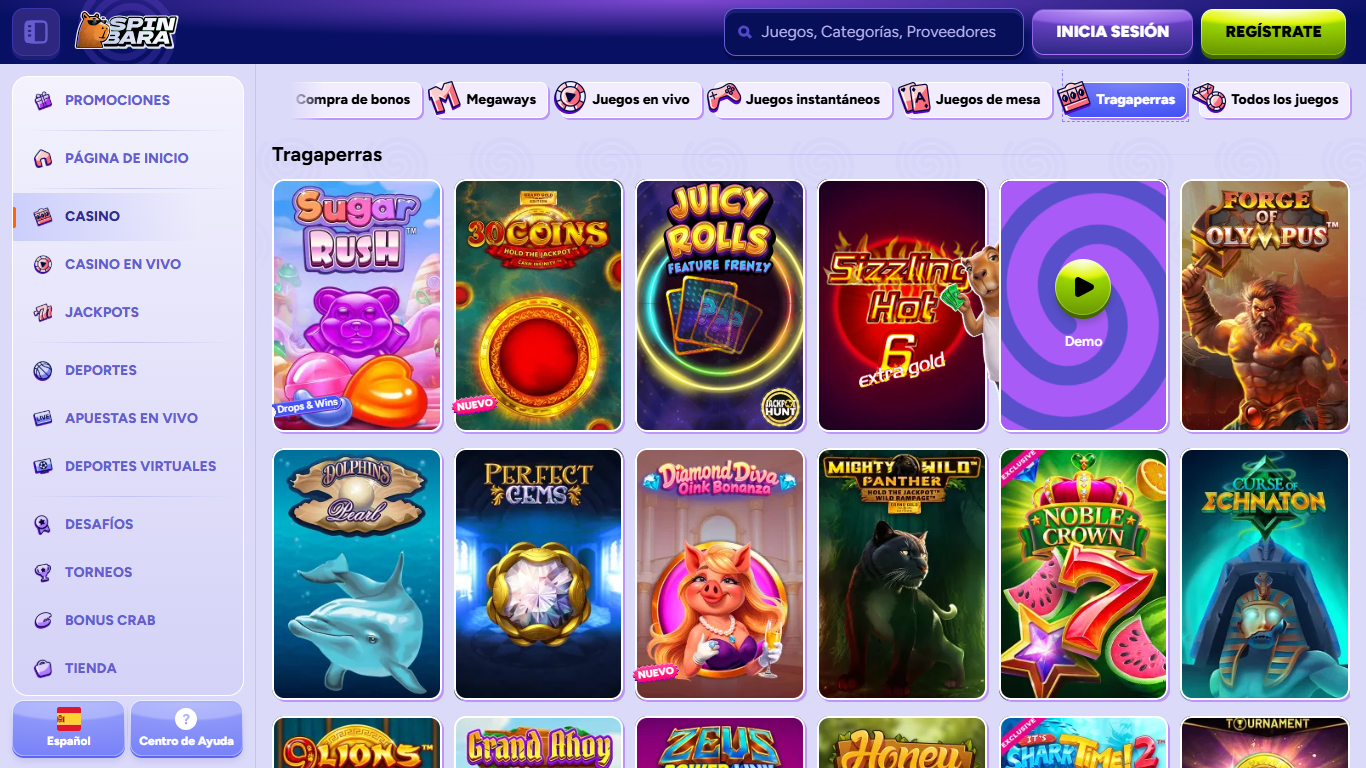 slots SpinBara