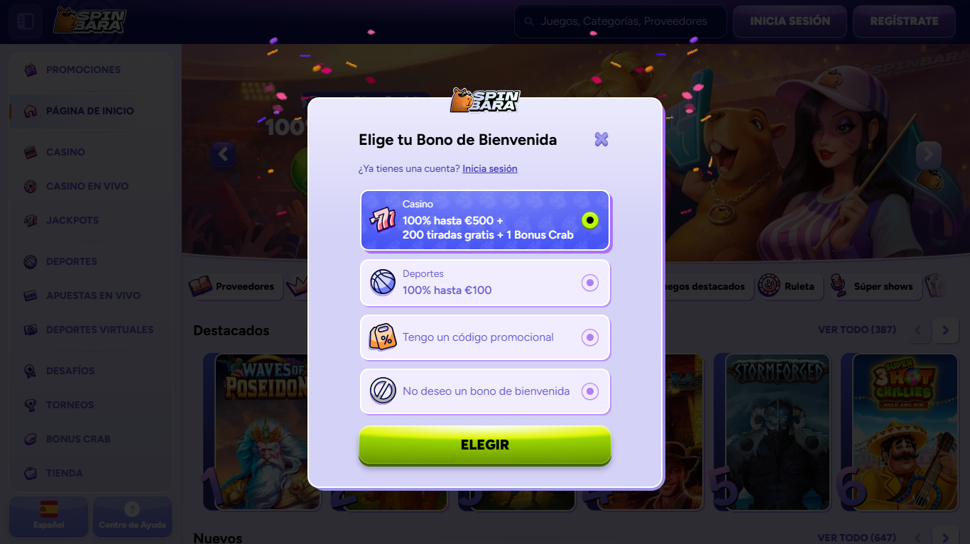 spinbara registrate