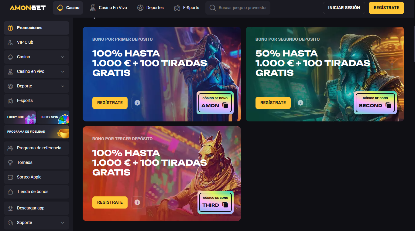 Amonbet bonos