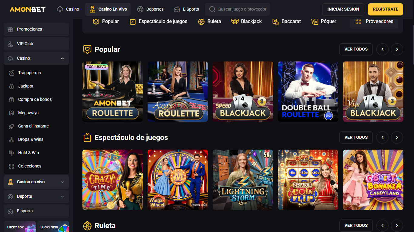 Casino Live AmonBet