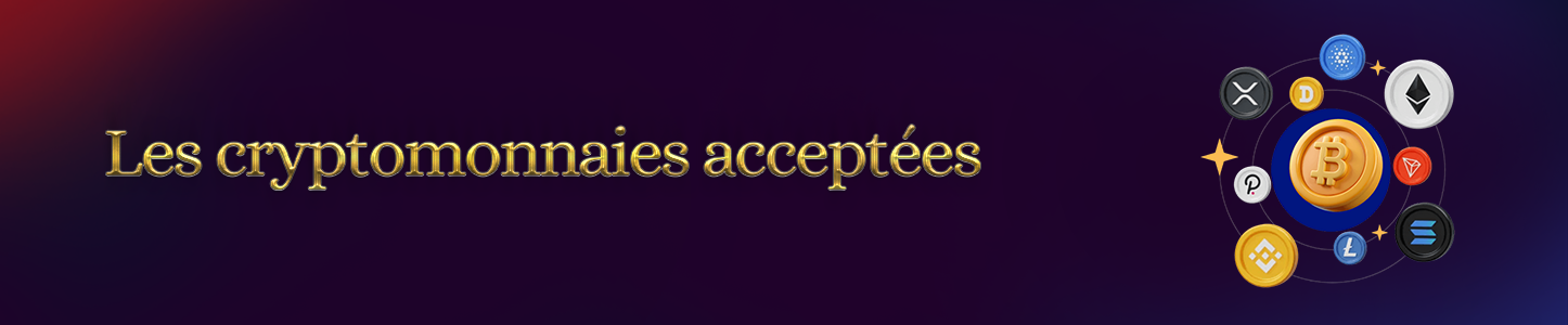 cryptomonnaires acceptées