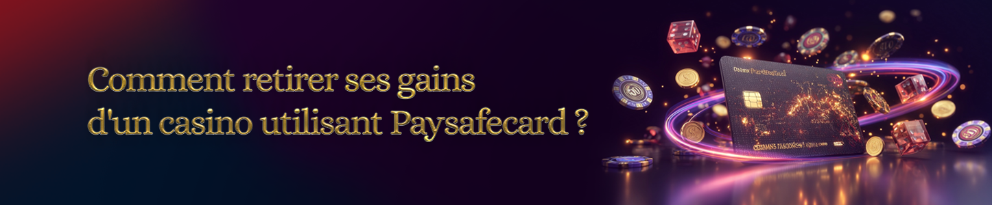 Comment retirer ses gains avec Paysafecard