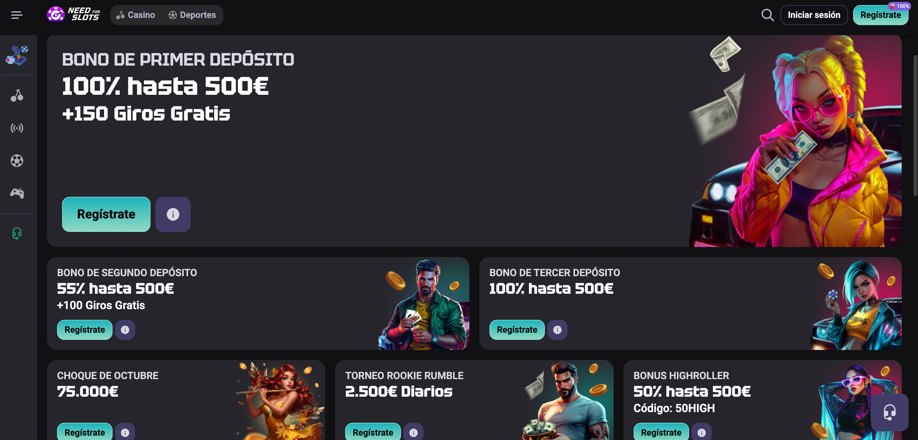 need for slots promociones