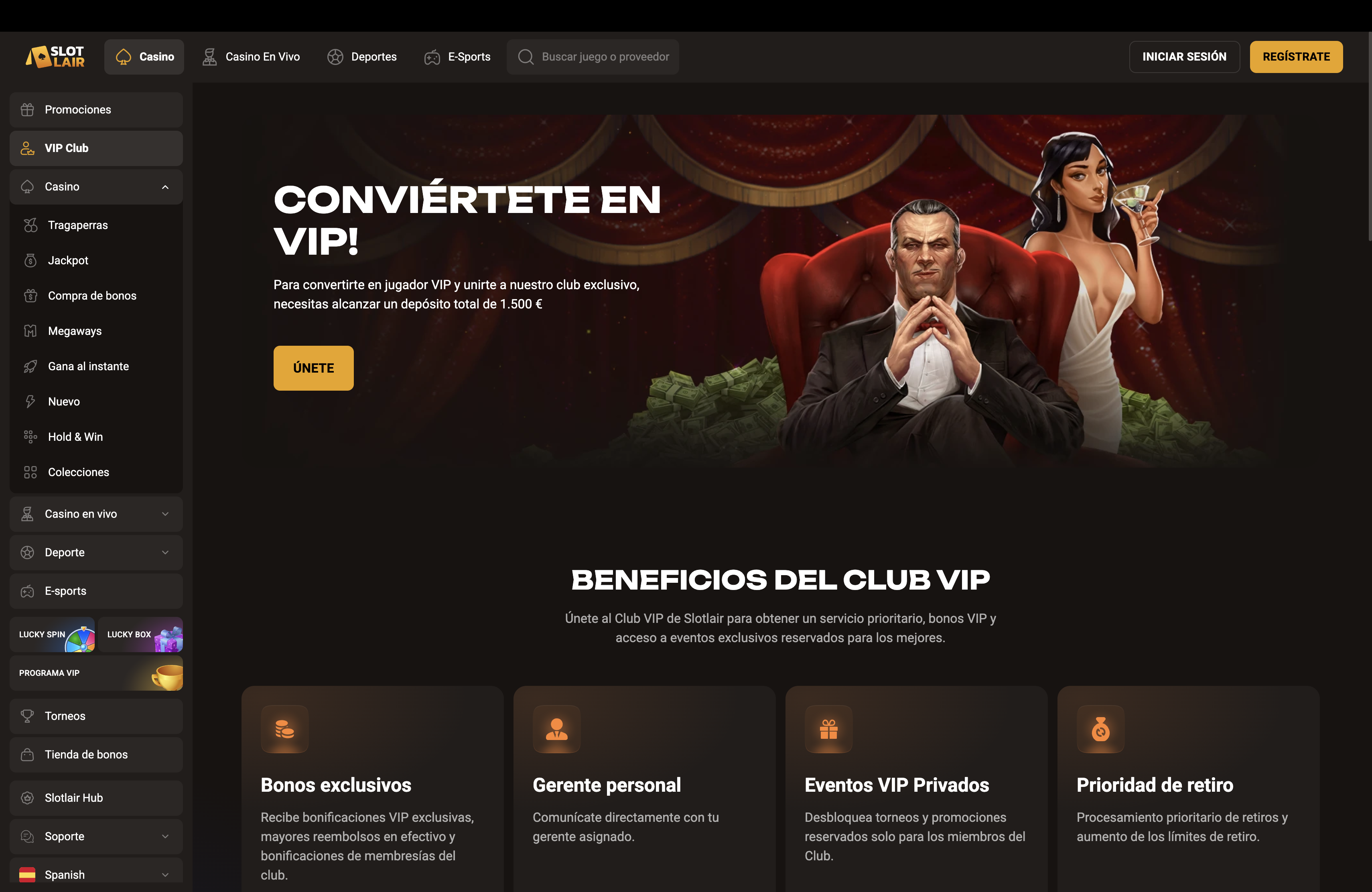 Programa VIP SlotLair