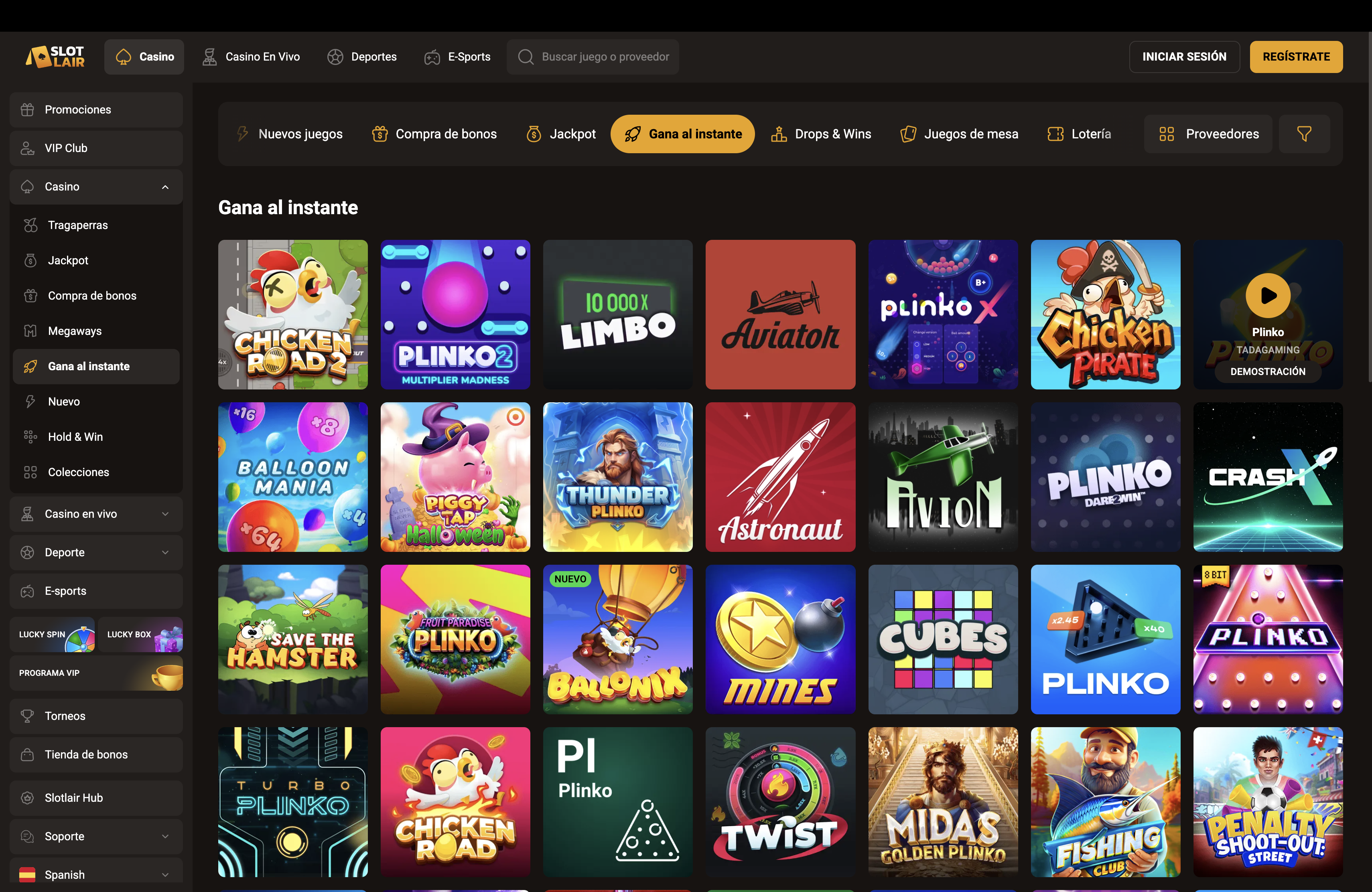 minijuegos SlotLair