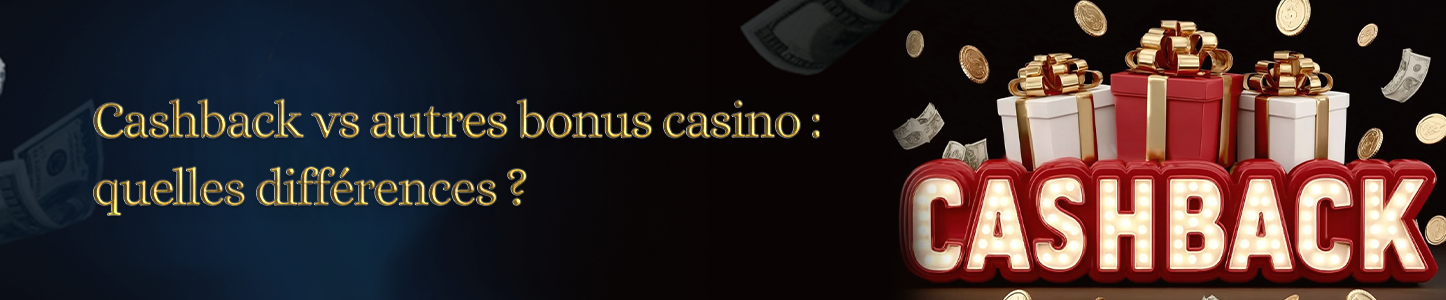 différences entre bonus cashback et autres bonus casino
