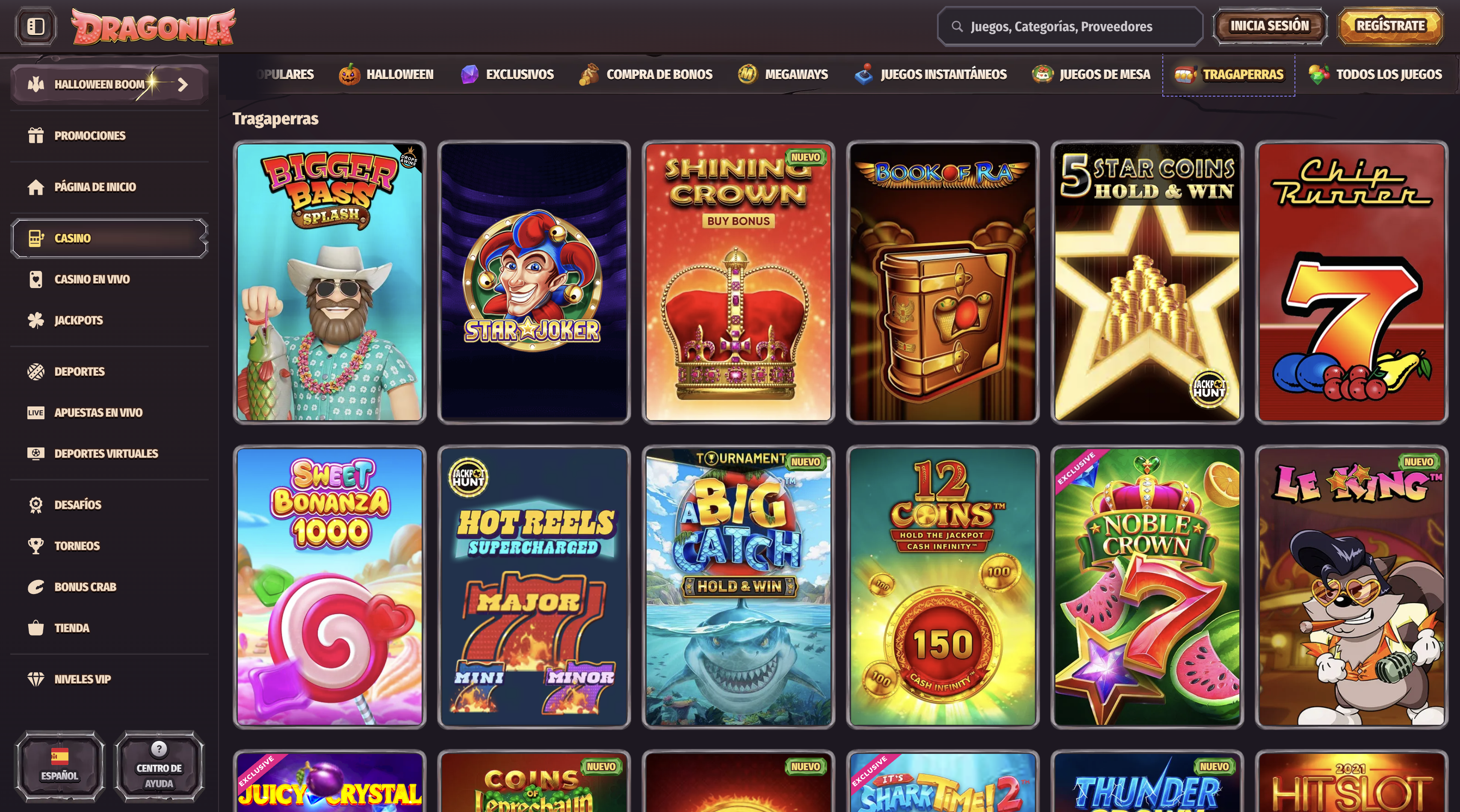 tragamonedas casino dragonia