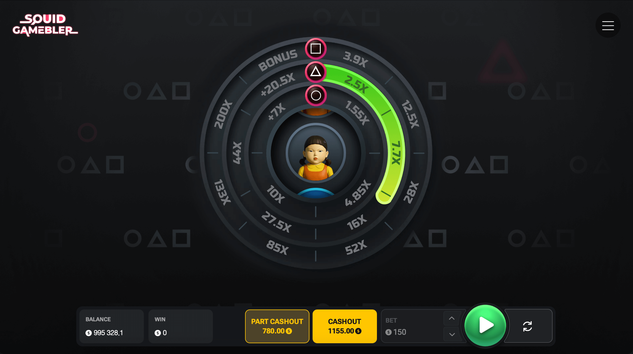 Squid Gamebler demo
