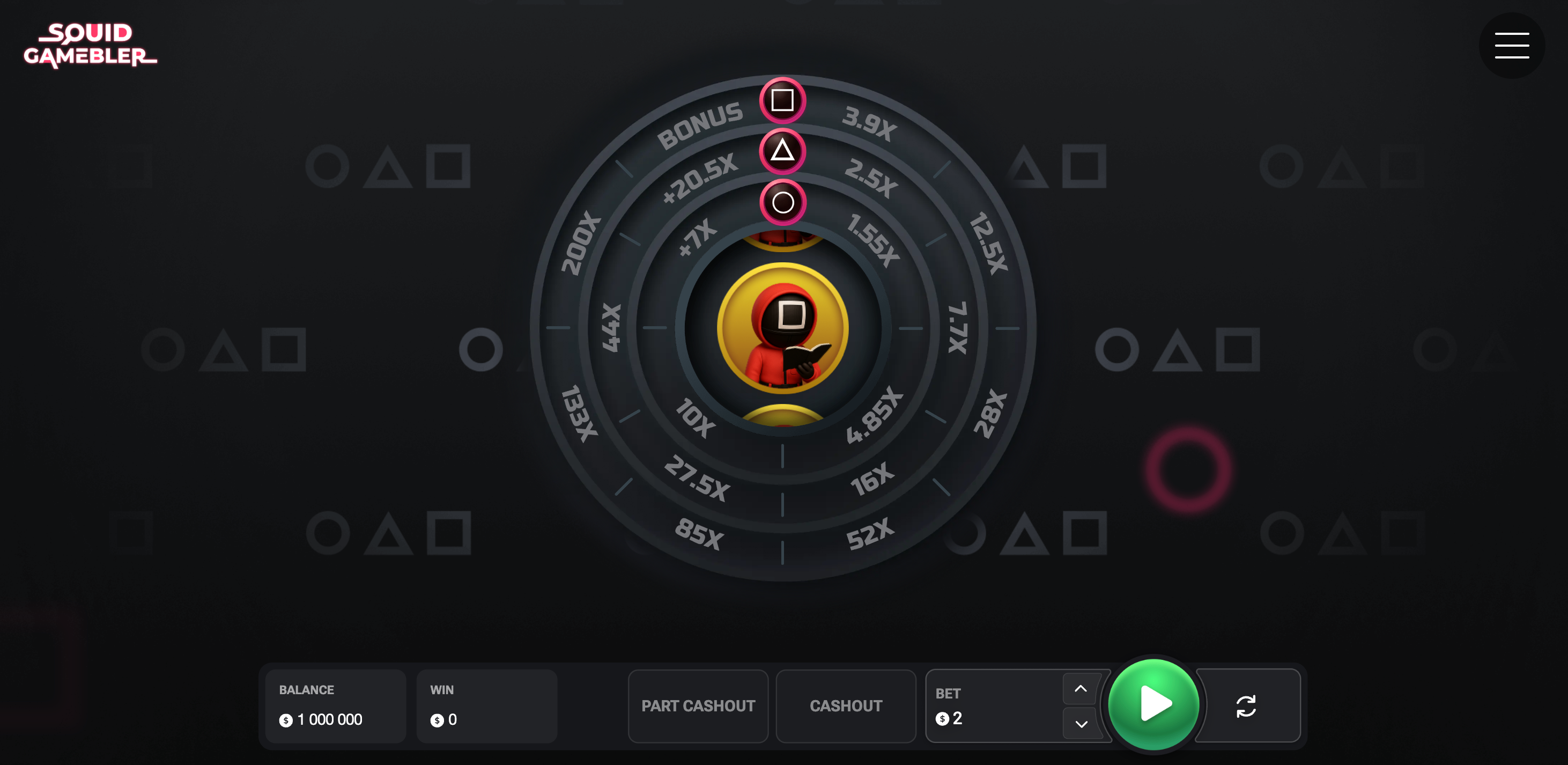 Squid Gamebler mini jeu casino