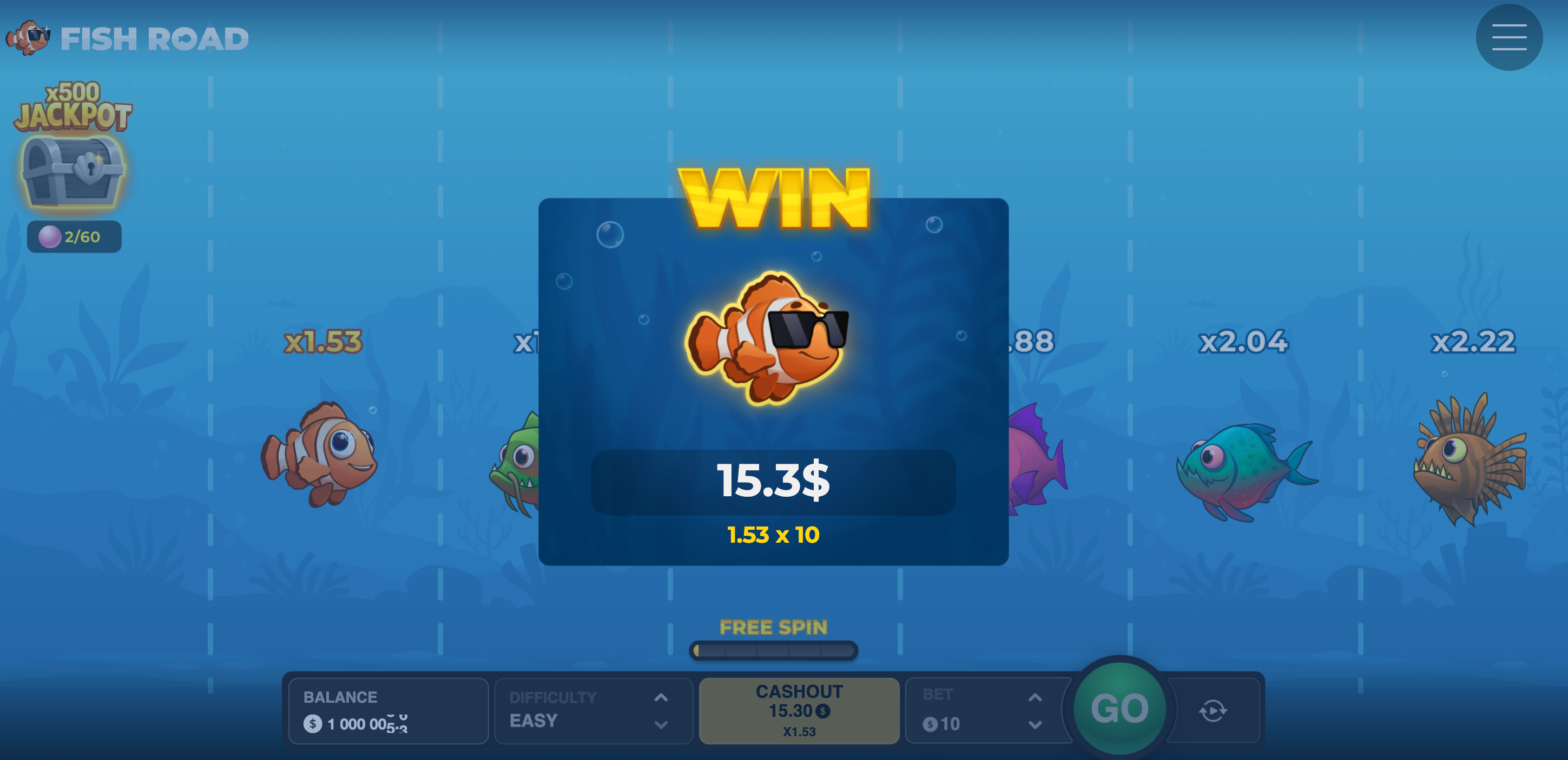 Fish Road demo