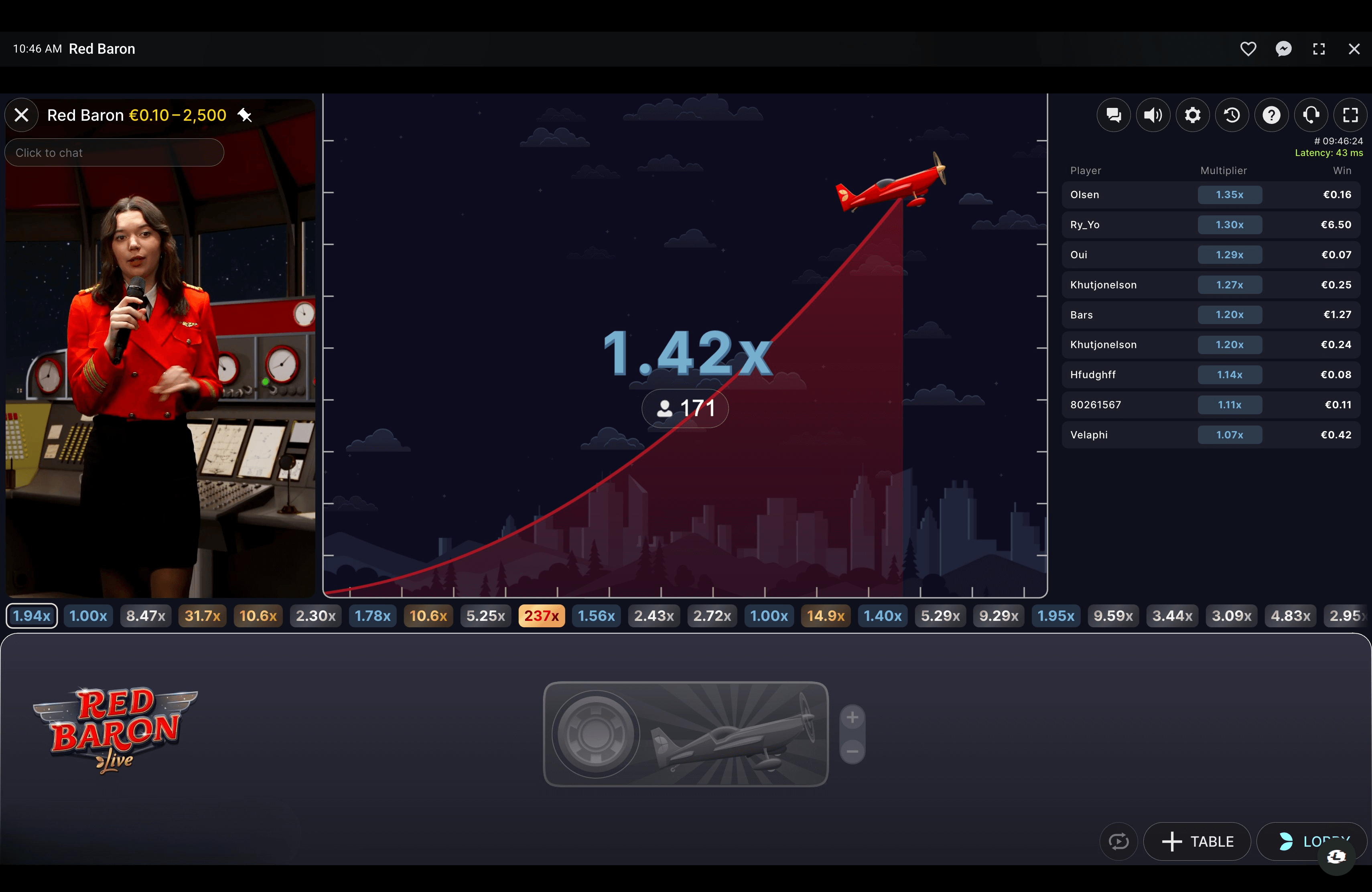 Red Baron Jeu
