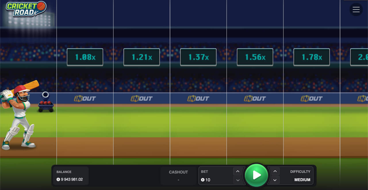 Cricket Road Jeu