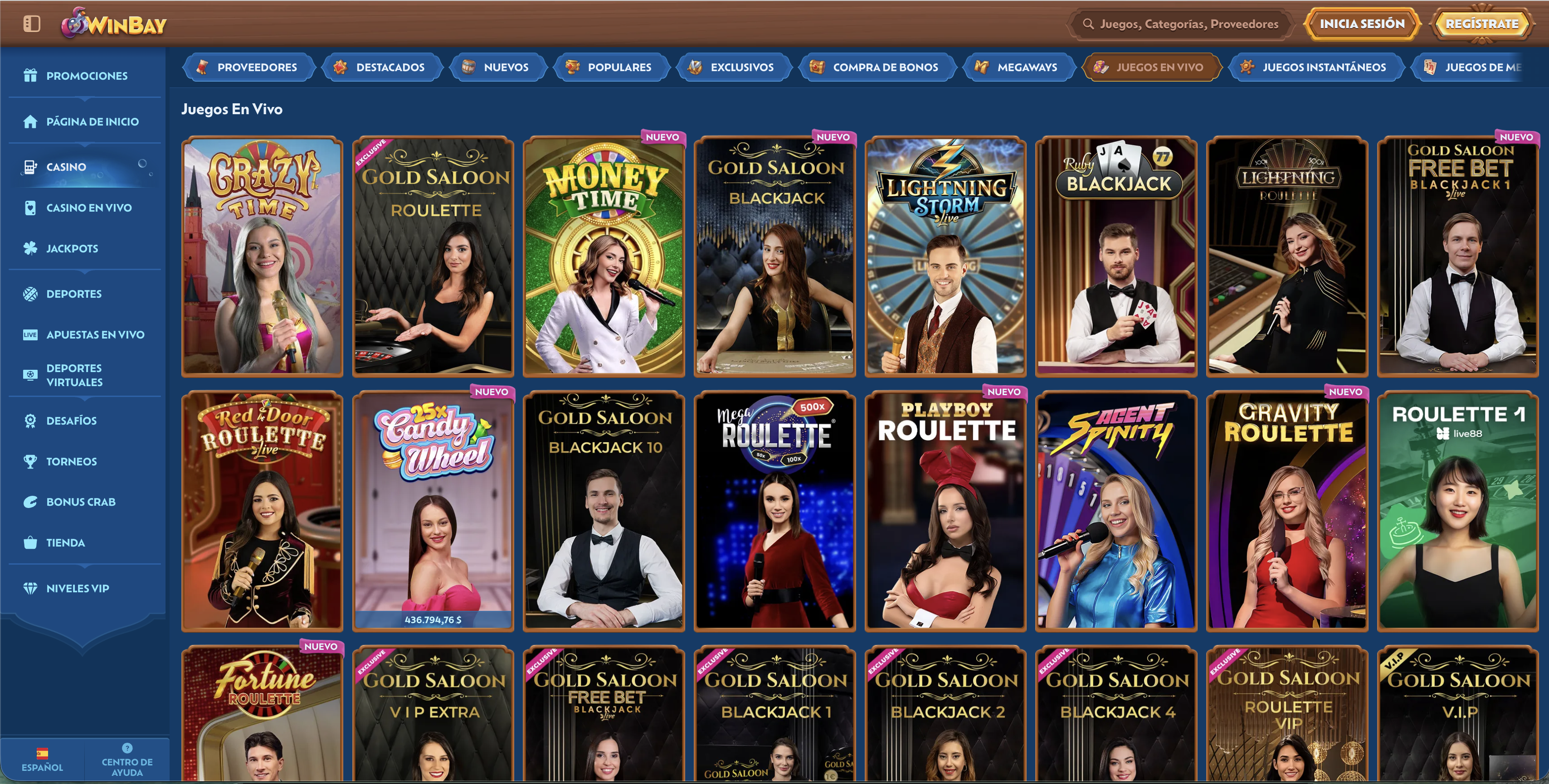 casino en vivo