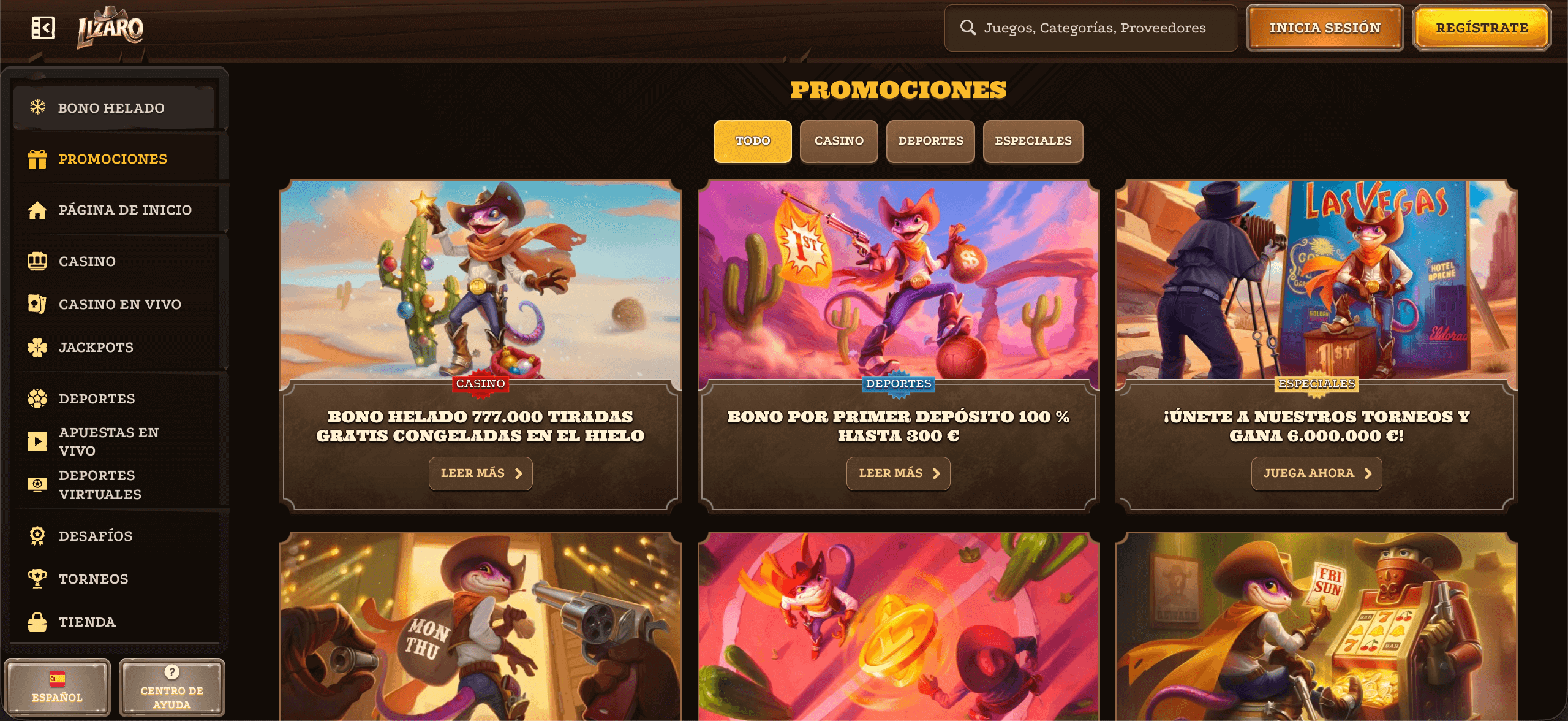 Bonos y promociones de Lizaro Bonos y promociones de Lizaro