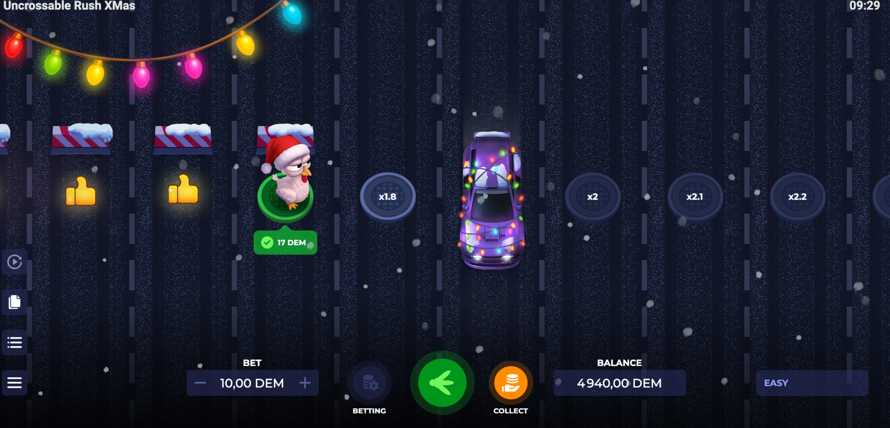 Uncrossable Rush Xmas demo