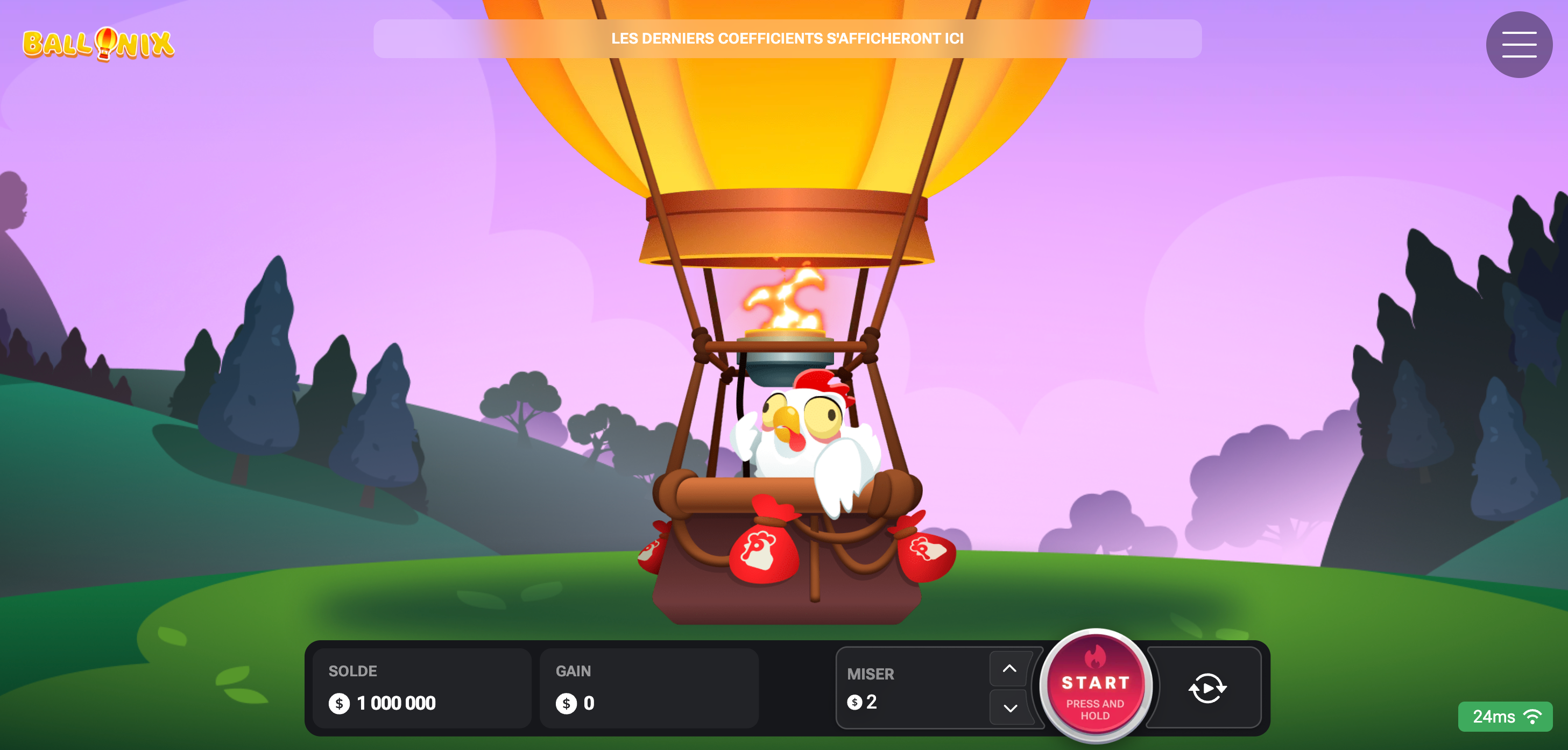Jeu de casino Ballonix Jeu de casino Ballonix