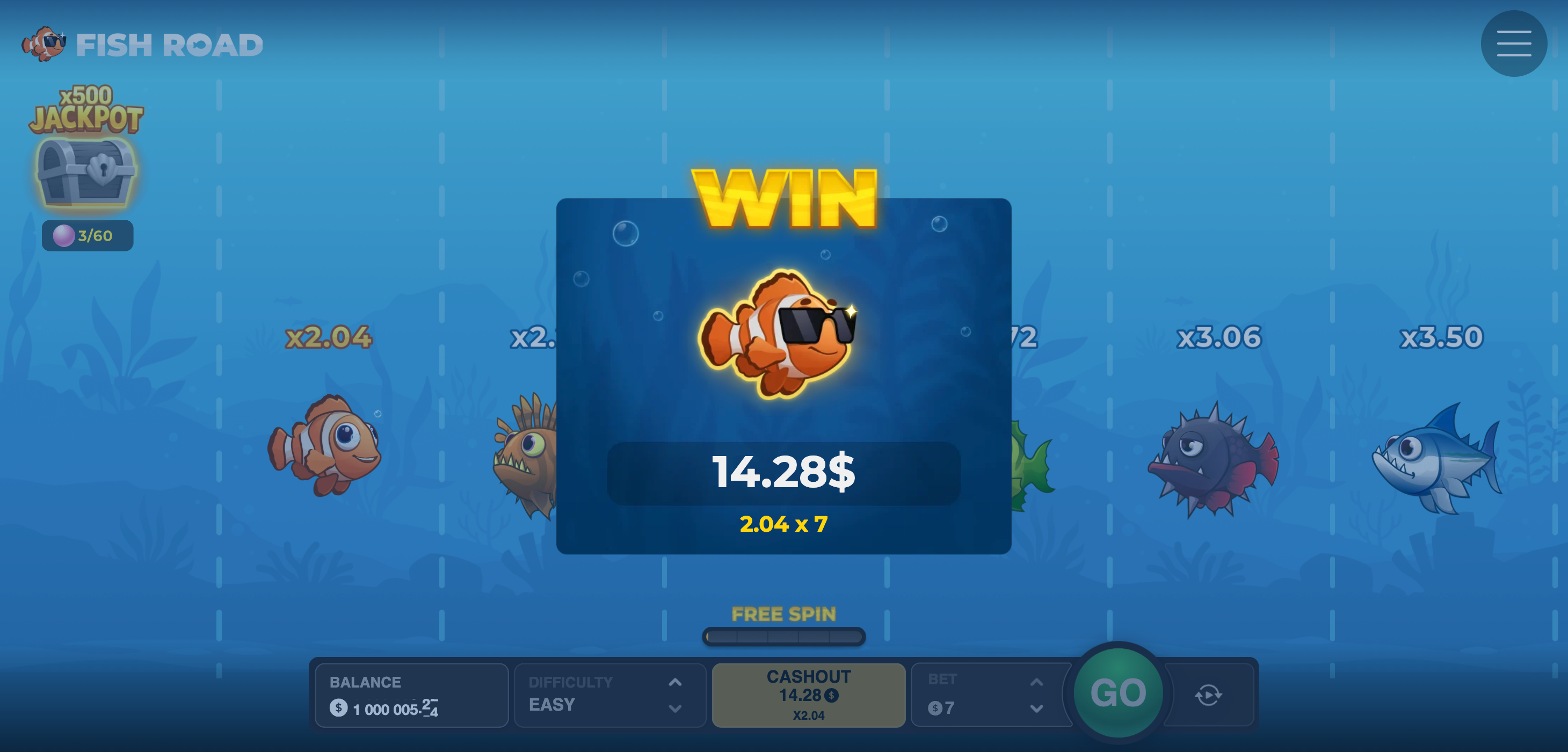 Fish Road demo Fish Road demo