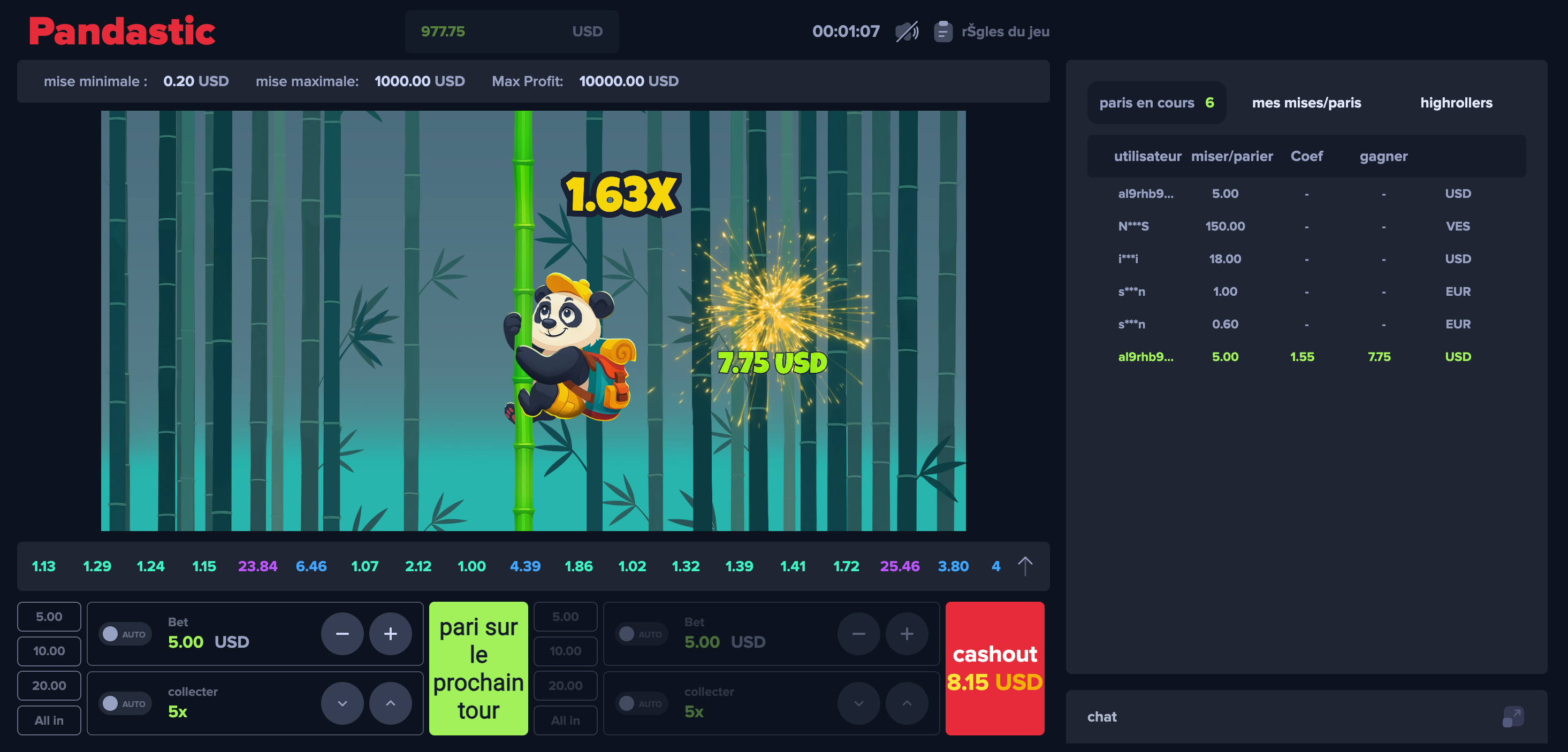 Pandastic démo