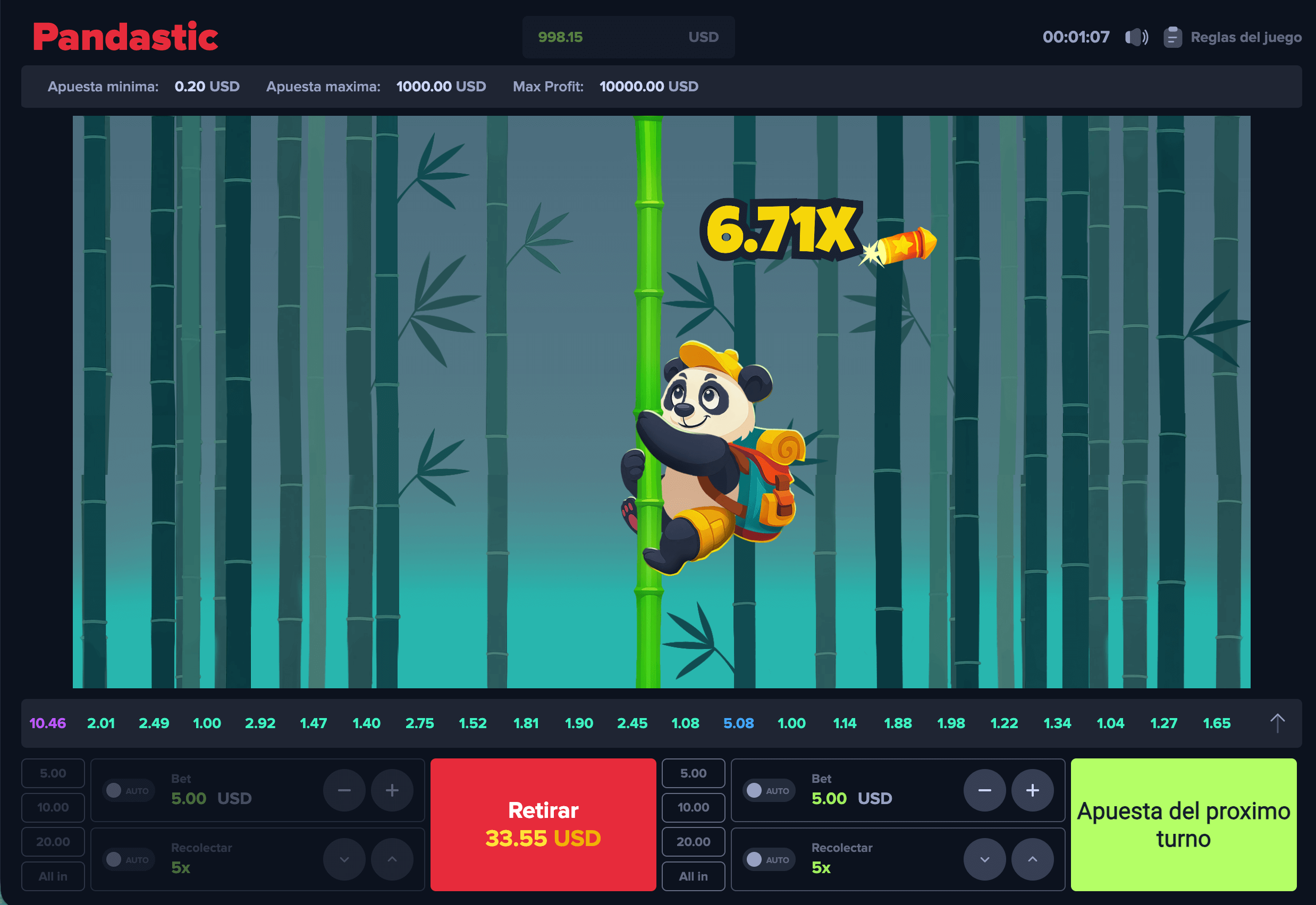 Pandastic demo
