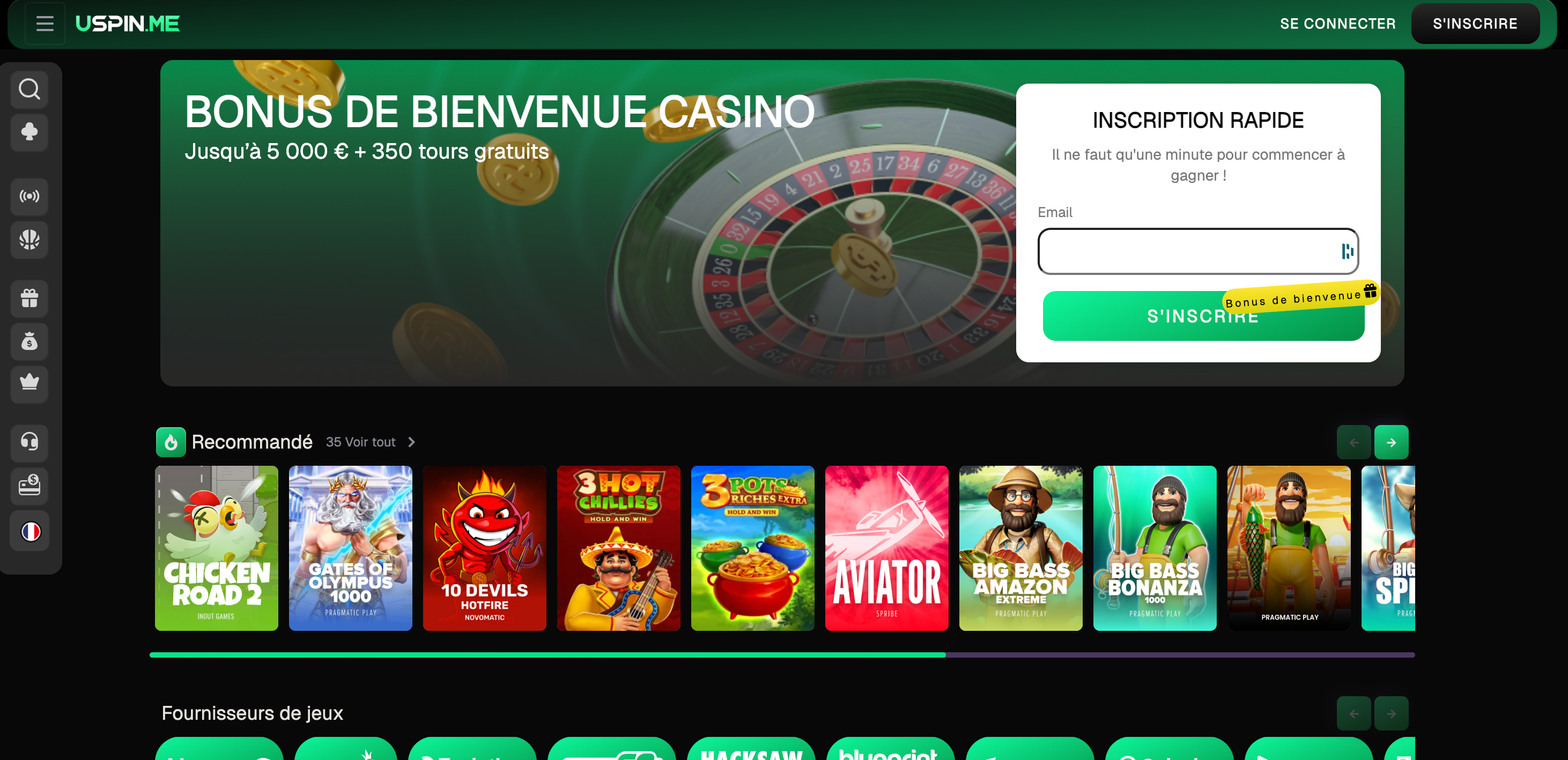 USpin casino