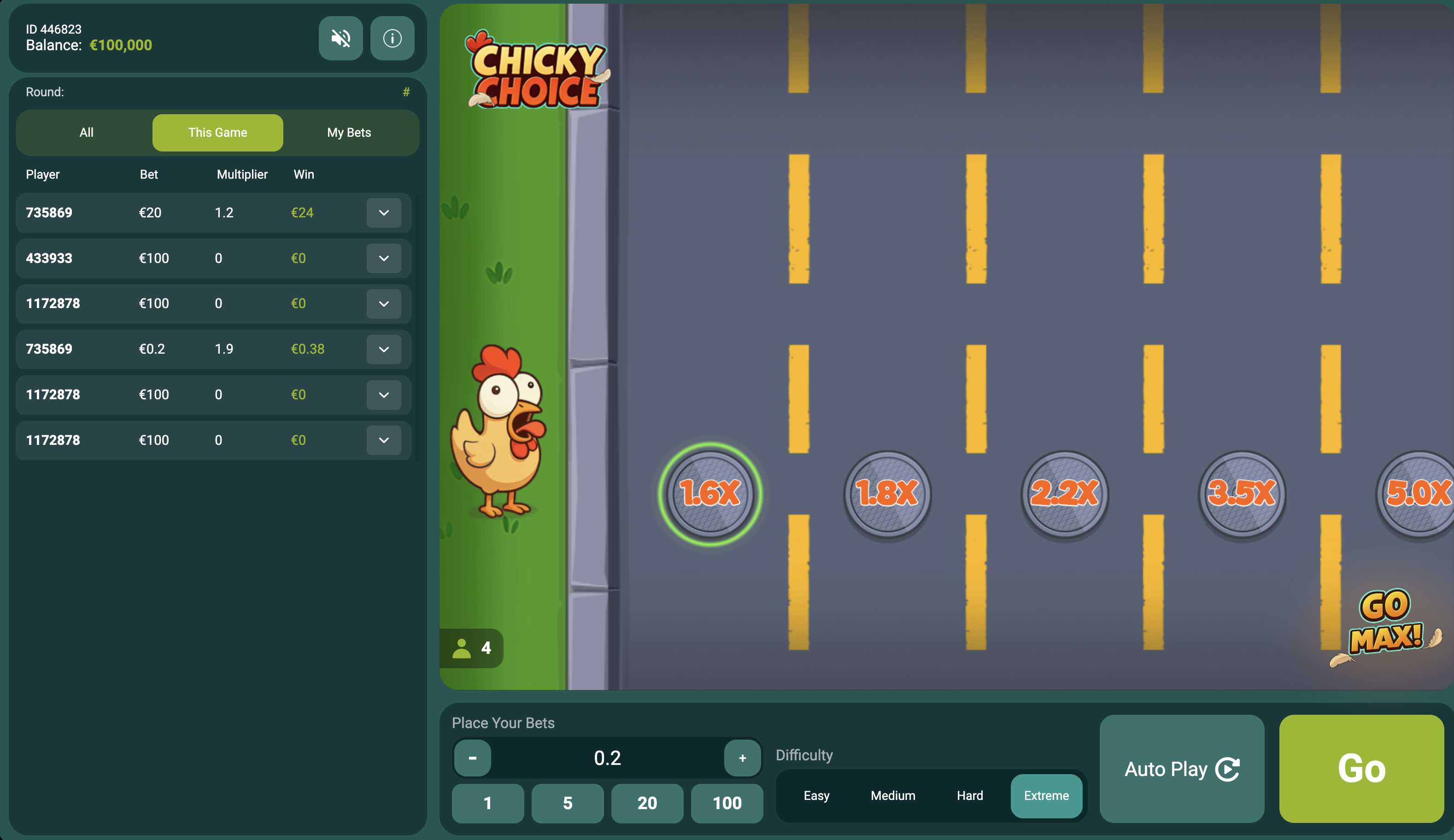 Chicky Choice Casino Game