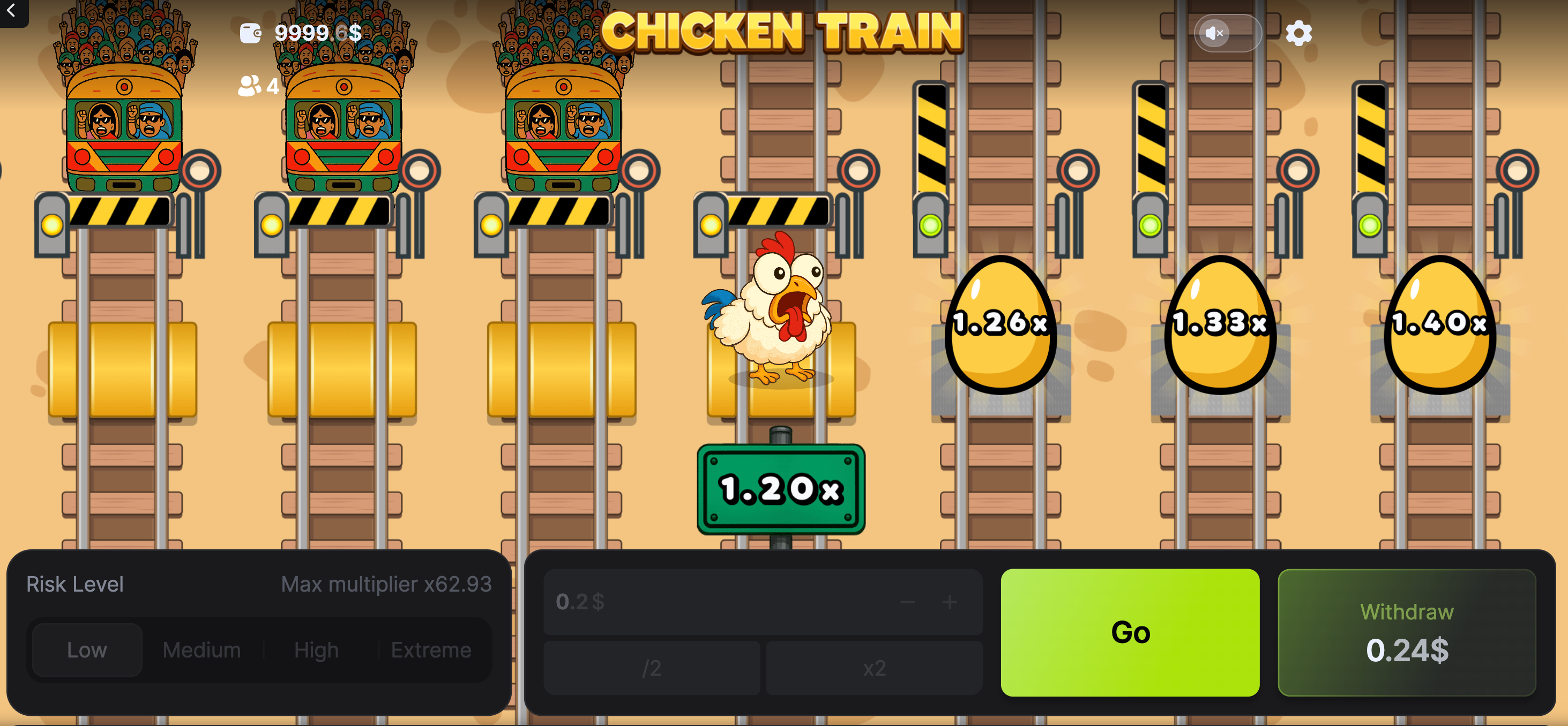 Chicken Vs Train demo