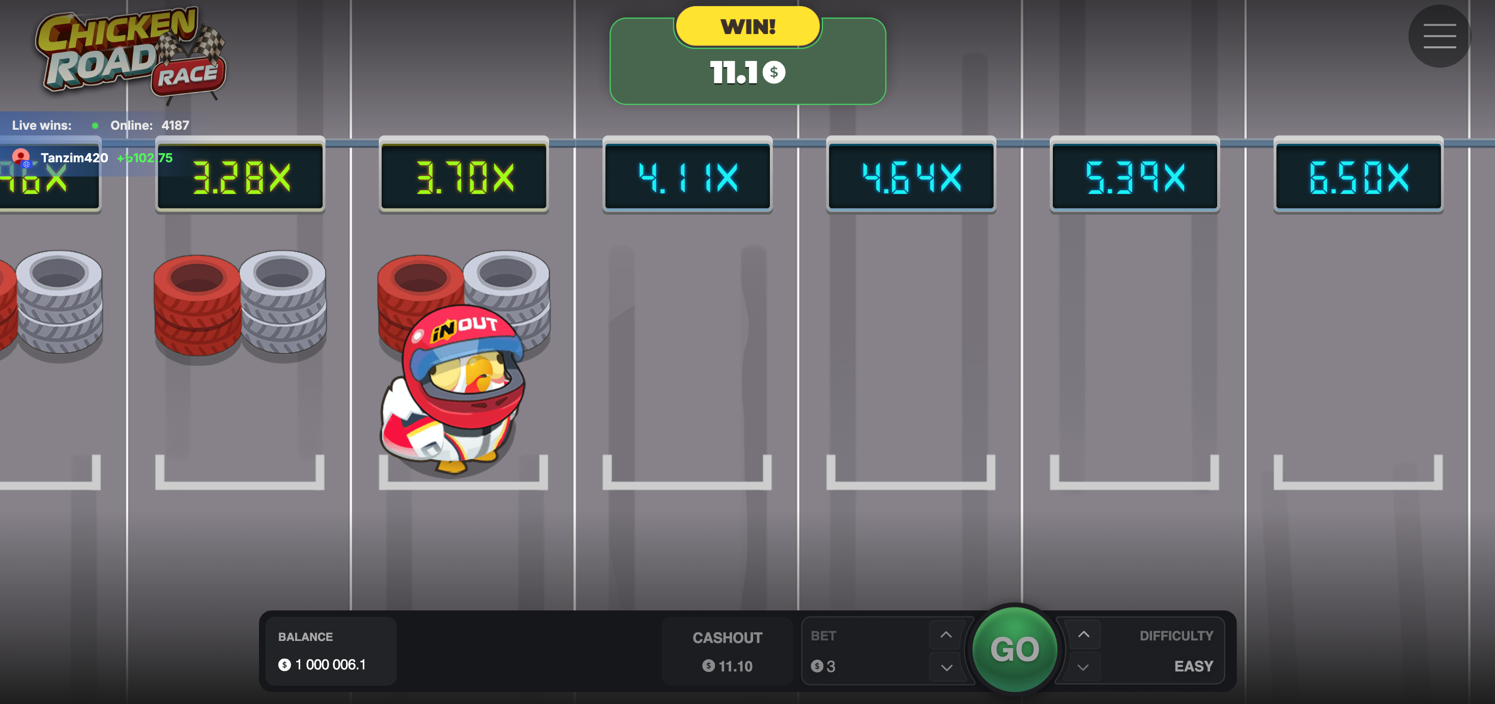 Chicken Road Race demo