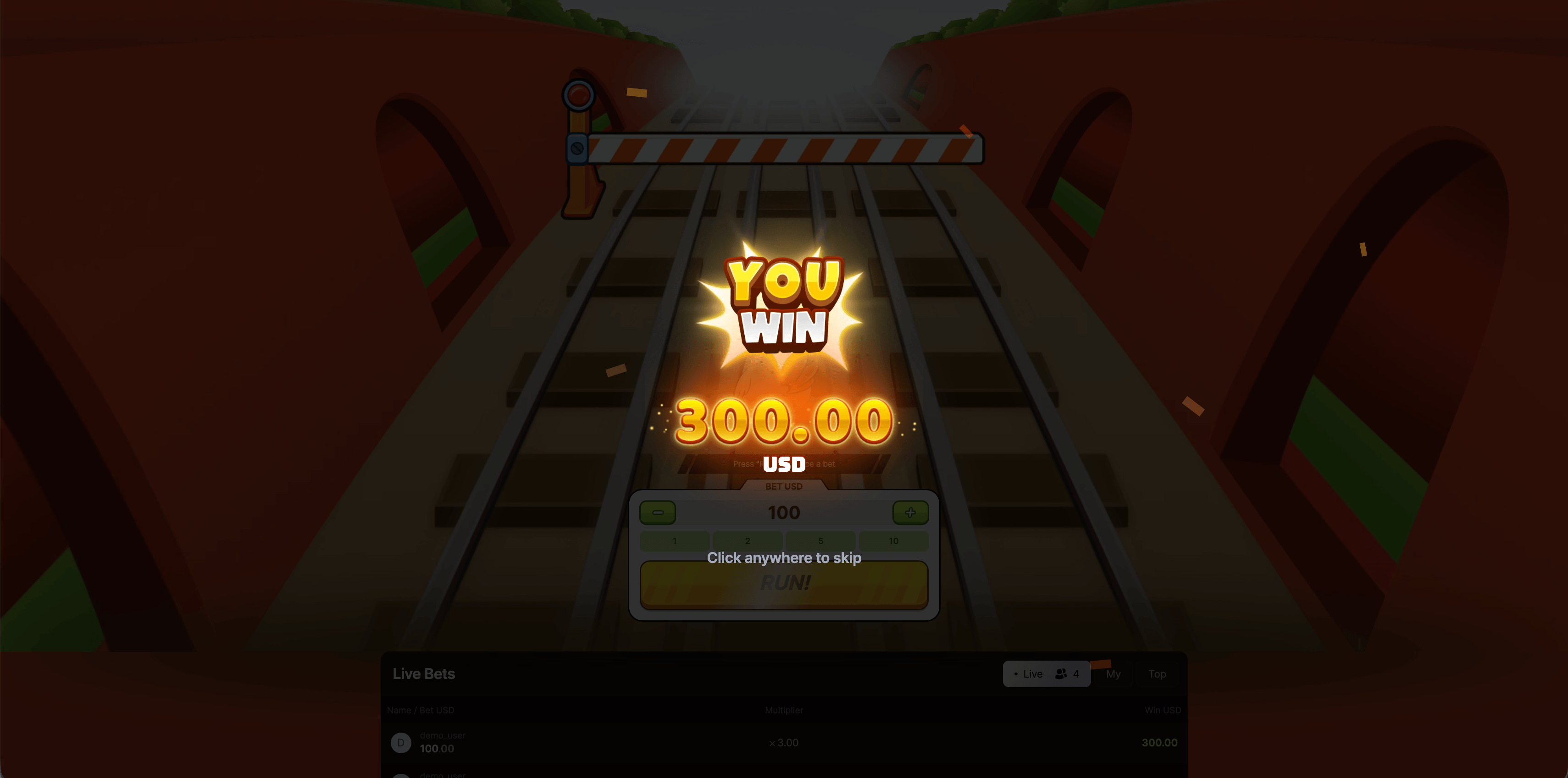 Chicken Subway demo