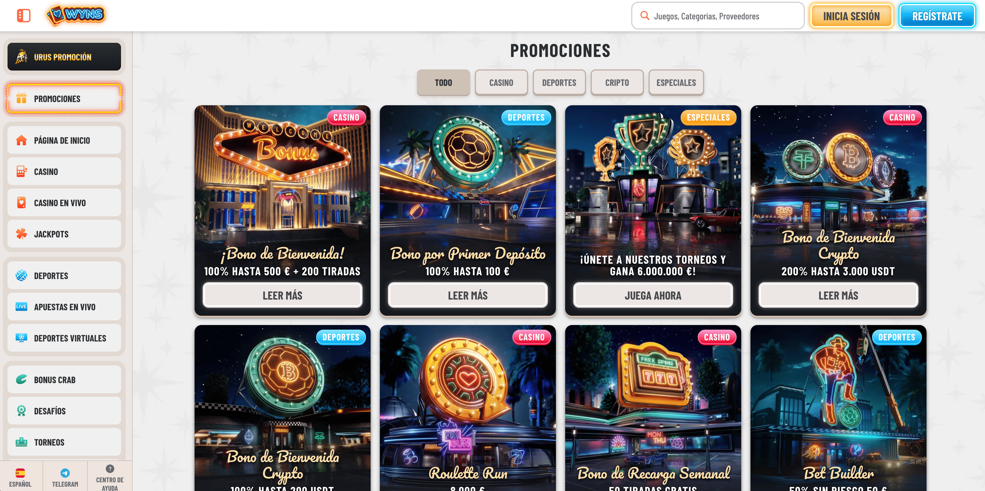 Wyns Casino promociones Wyns Casino promociones