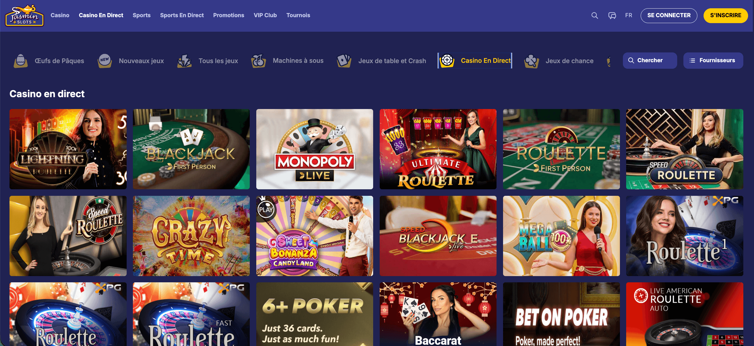 Casino en direct JasminSlots Casino en direct JasminSlots