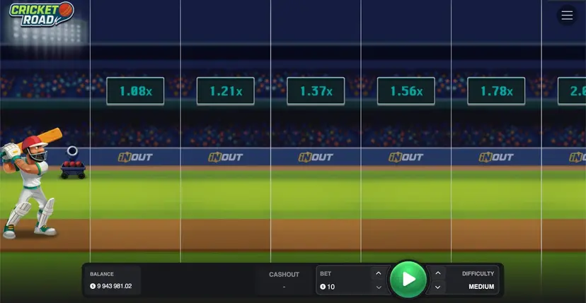 Cricket Road casino game