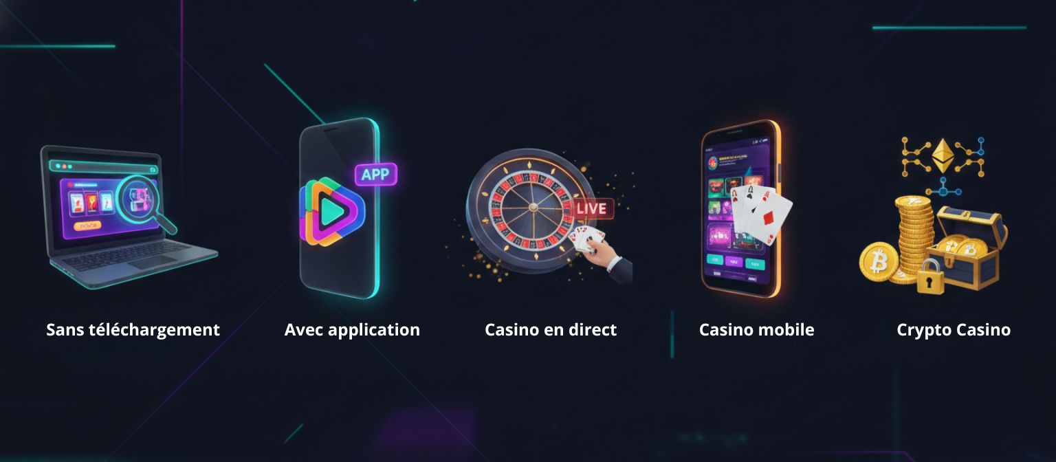 types de casino en ligne