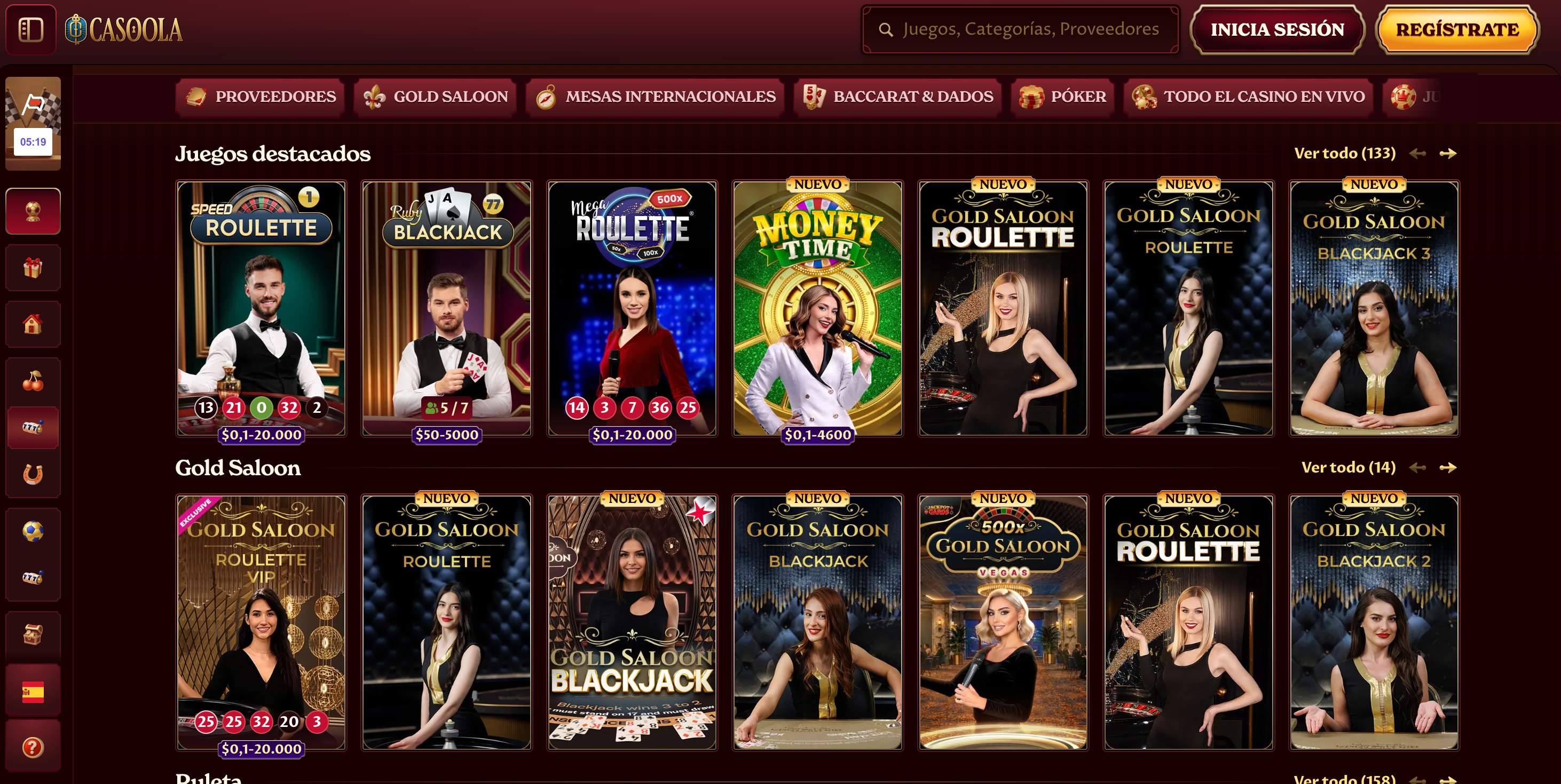 casino en vivo Casoola