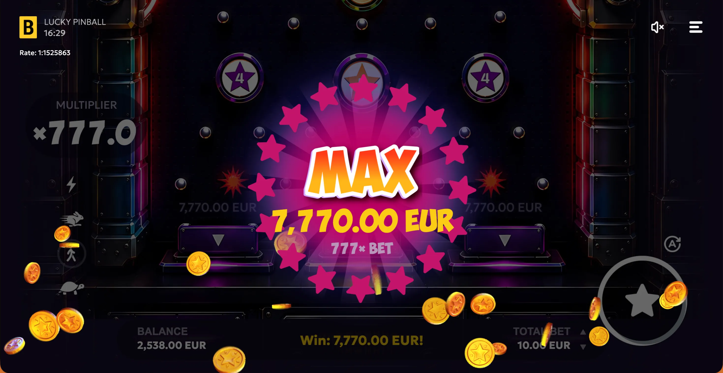 lucky pinball demo