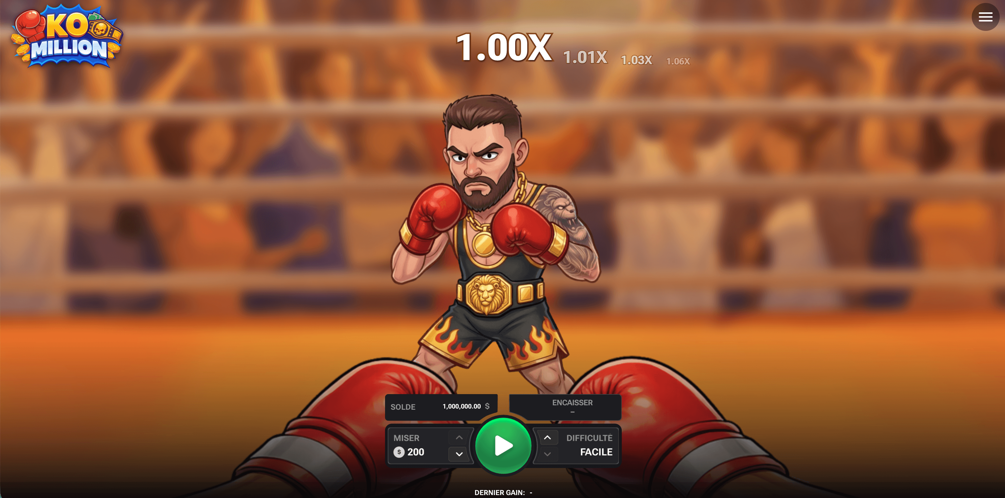 KO Million jeu d'argent