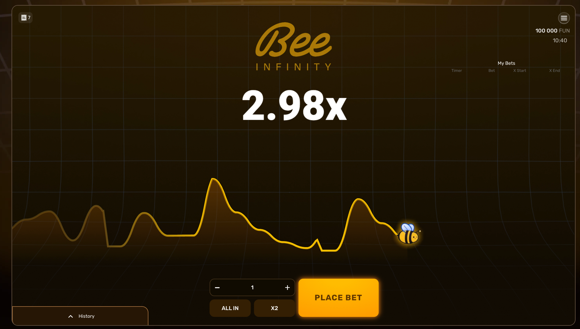 Bee Infinity casino