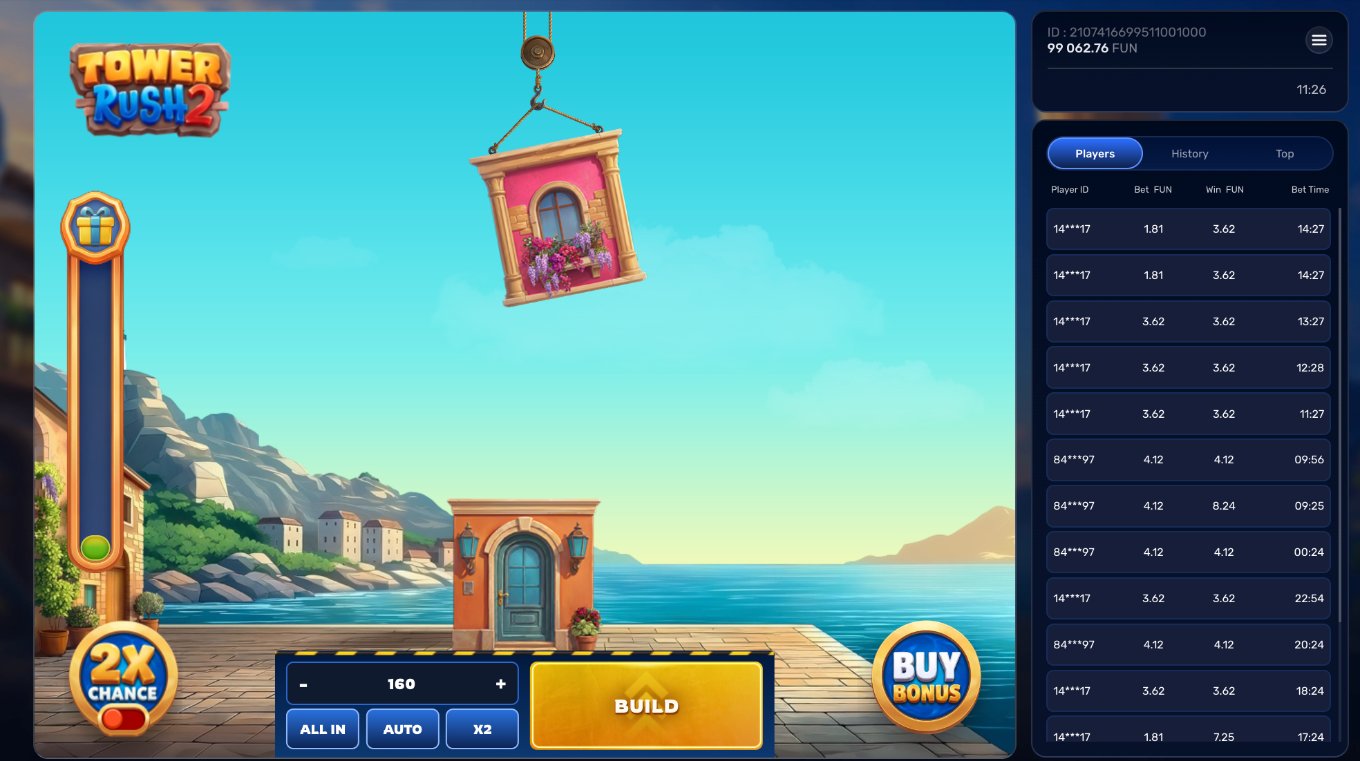tower rush 2 casino