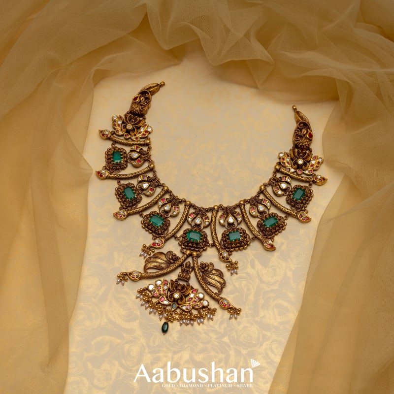 Gold Necklace V 1
