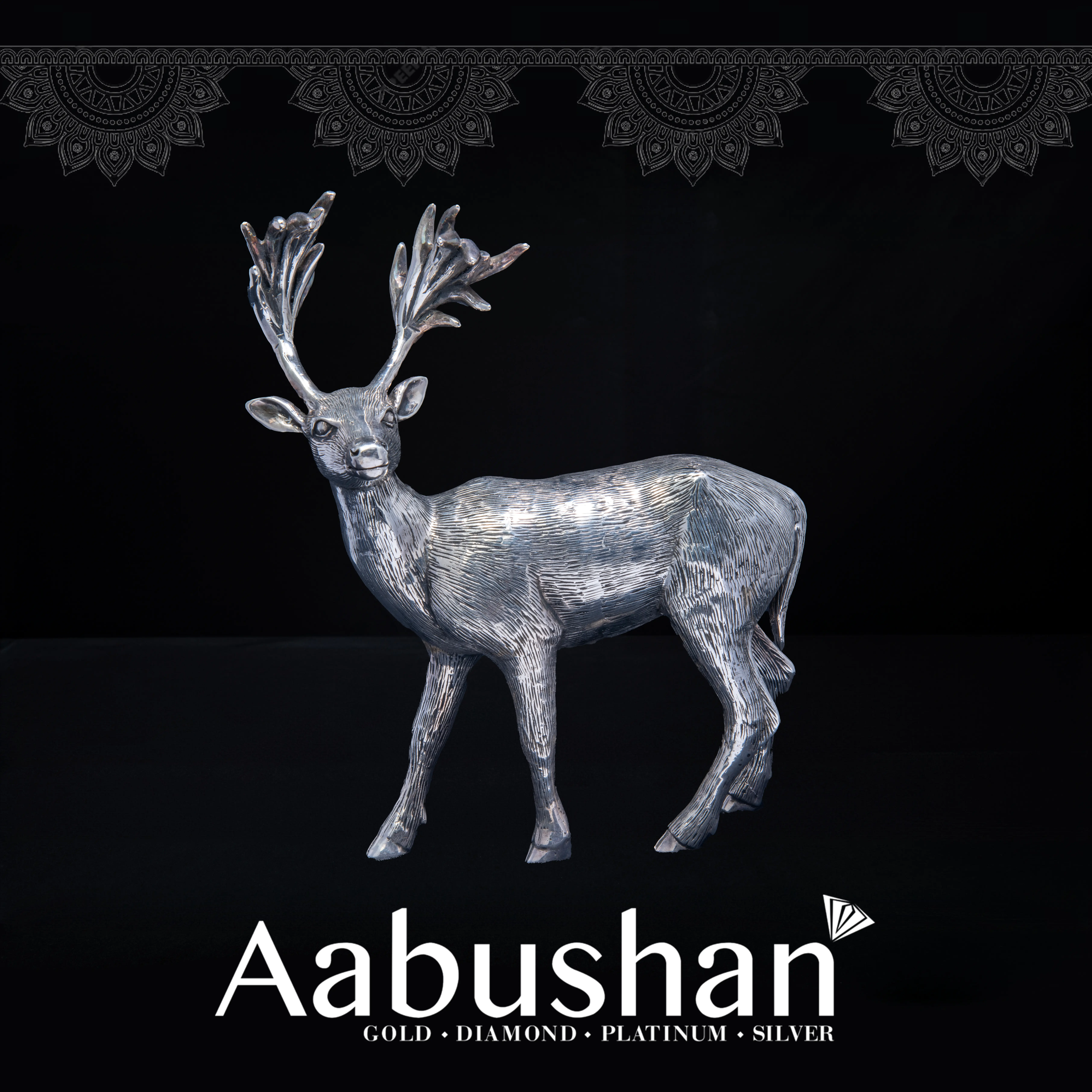 Silver Reindeer 1