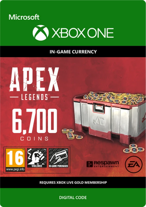 Apex Legends 6700 Coins Xbox